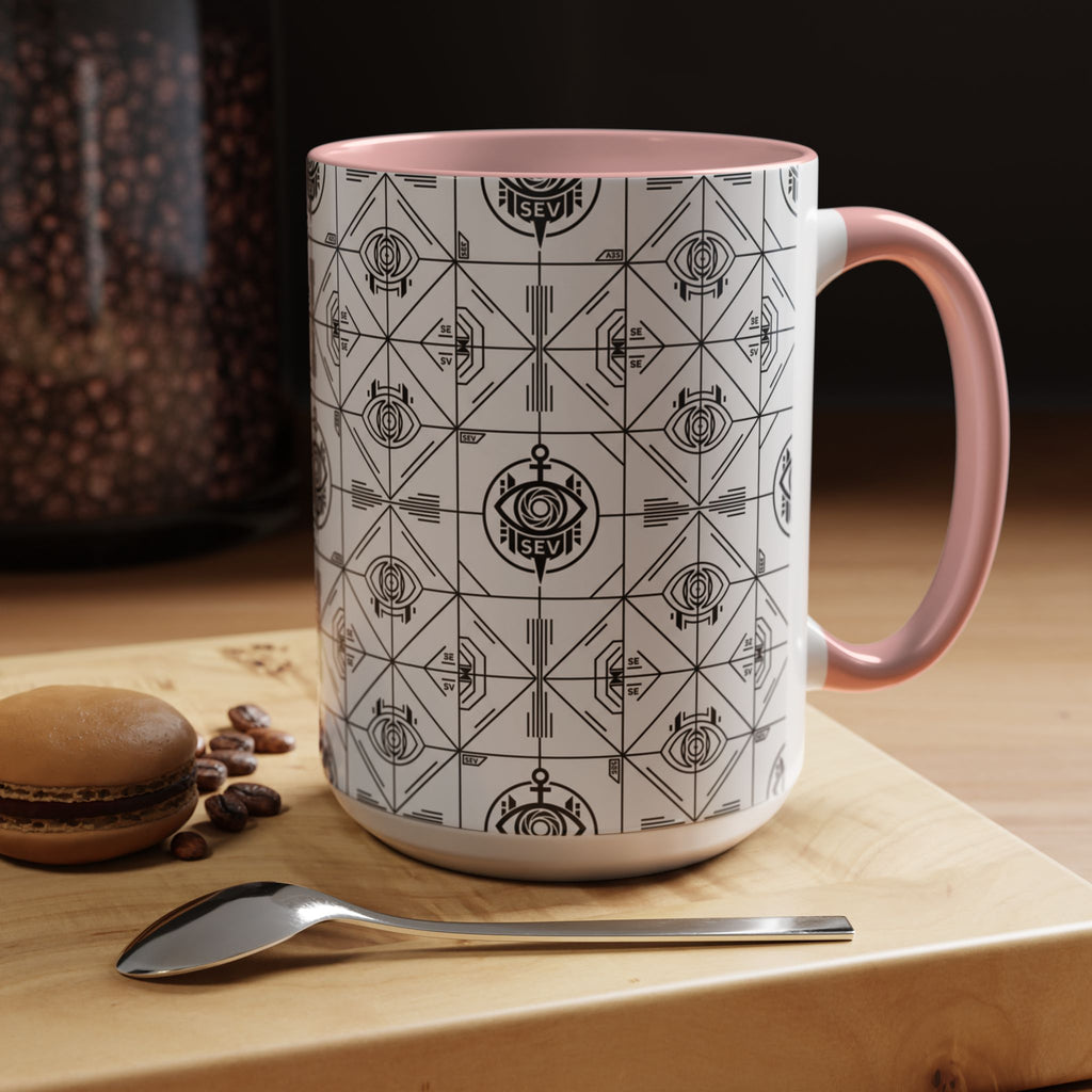 SEV ACCENT COFFEE MUG — PRECISION MONO BLACK — alternate view 38 of 68