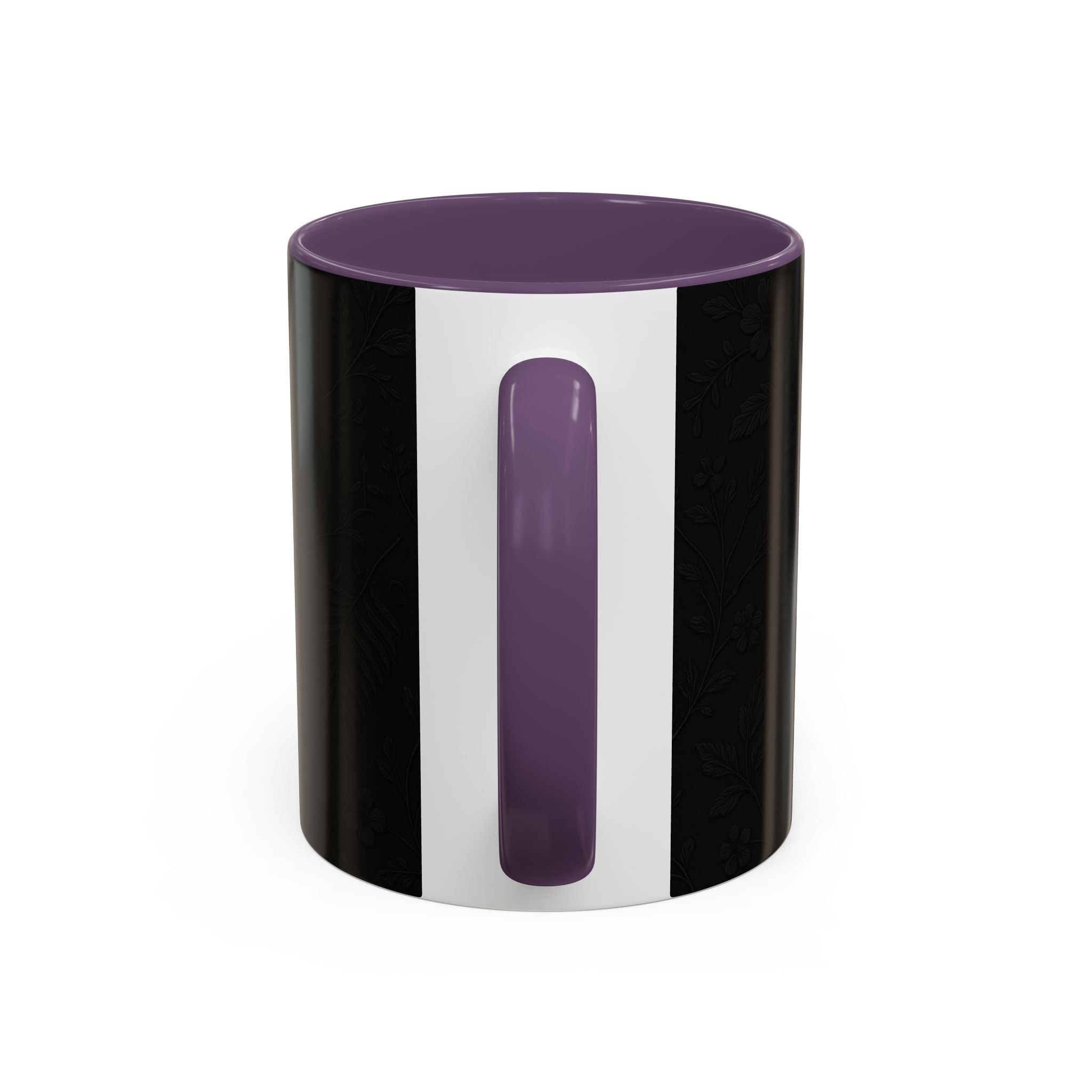 SEV ACCENT COFFEE MUG — NOIR GRAPHITE SUBTLE BOTANICAL — alternate view 64 of 68