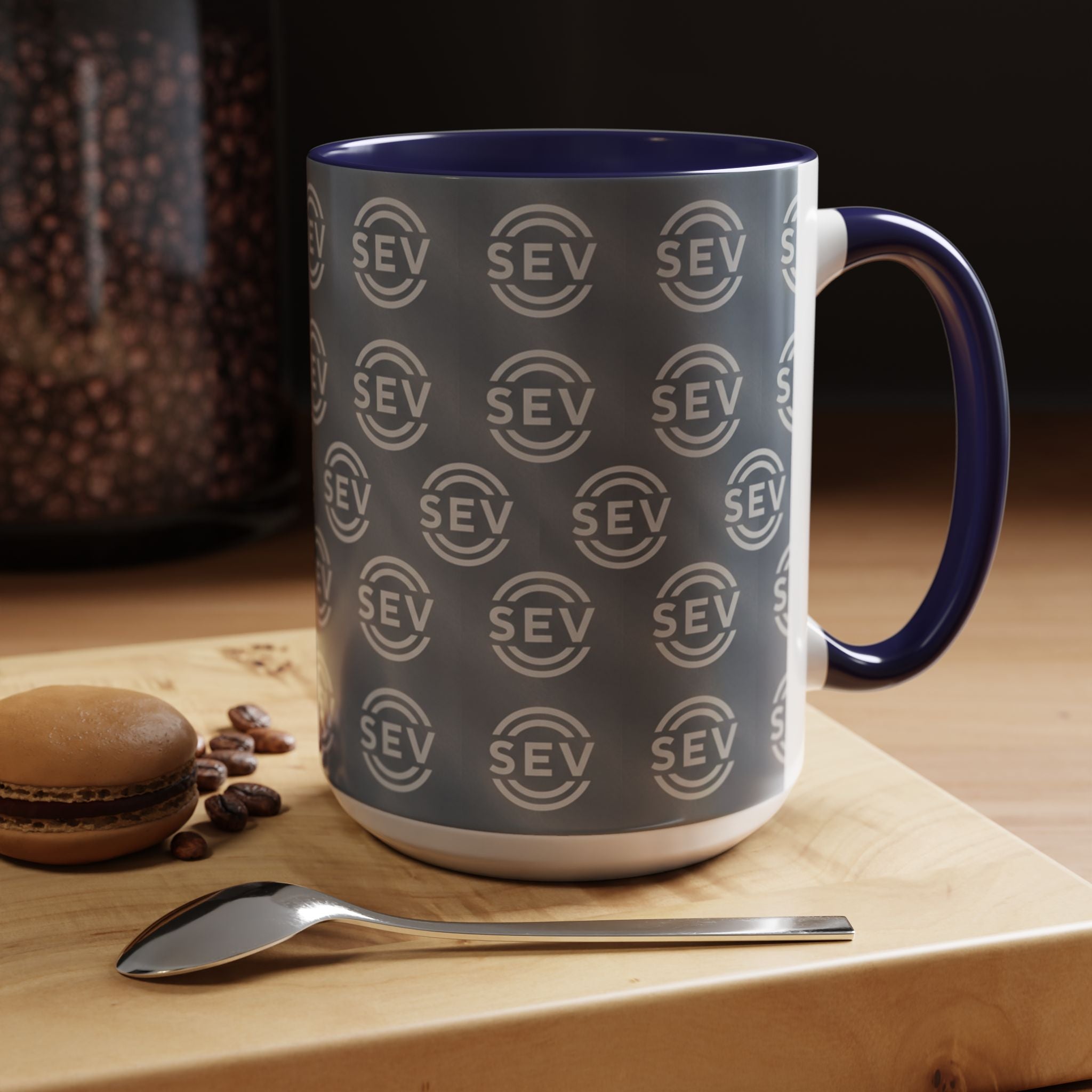 SEV ACCENT COFFEE MUG — DENSE WINTER STEEL GREY — alternate view 35 of 68