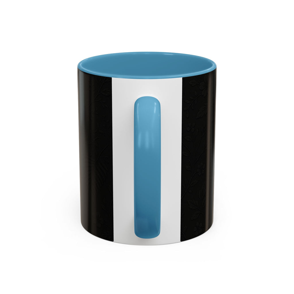 SEV ACCENT COFFEE MUG — NOIR GRAPHITE SUBTLE BOTANICAL — alternate view 43 of 68