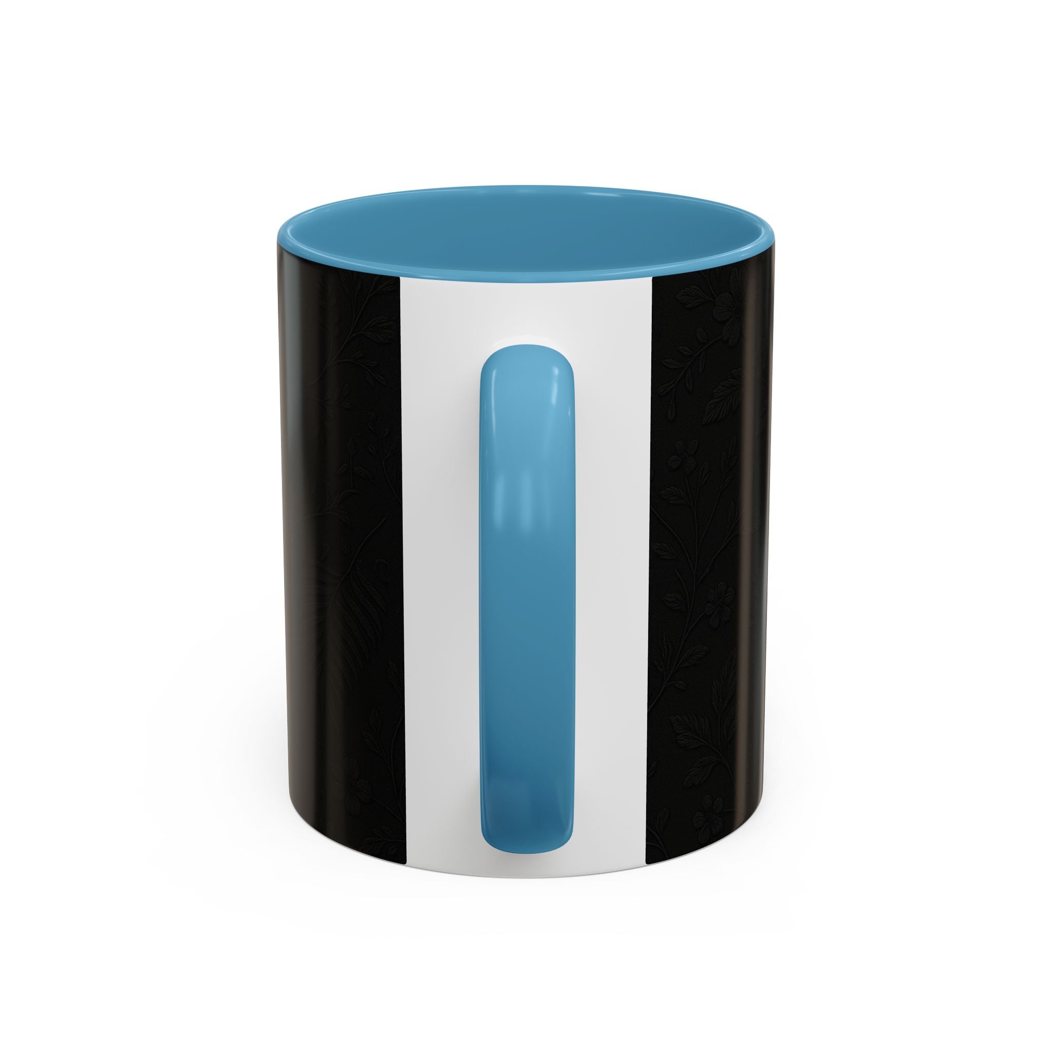 SEV ACCENT COFFEE MUG — NOIR GRAPHITE SUBTLE BOTANICAL — alternate view 43 of 68