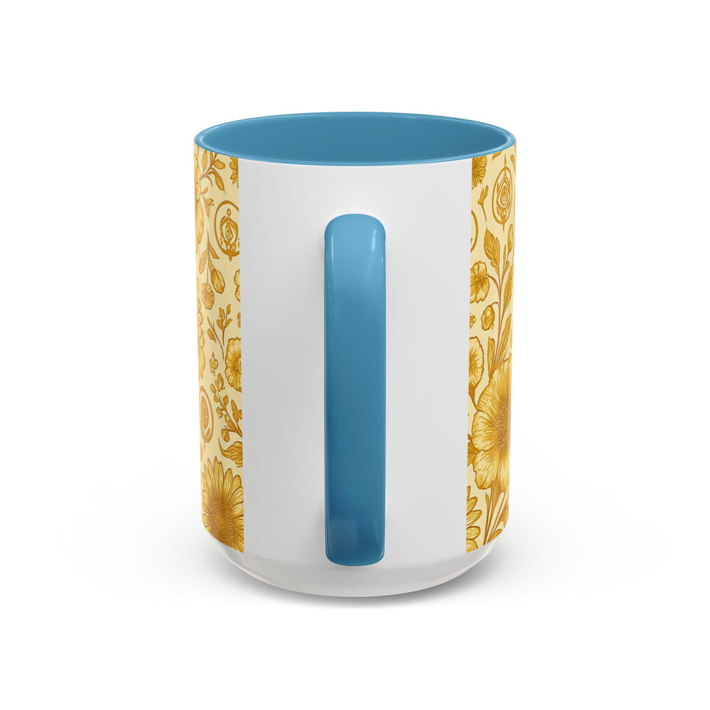 SEV ACCENT COFFEE MUG — GOLDCREAM FLORAL — alternate view 46 of 68