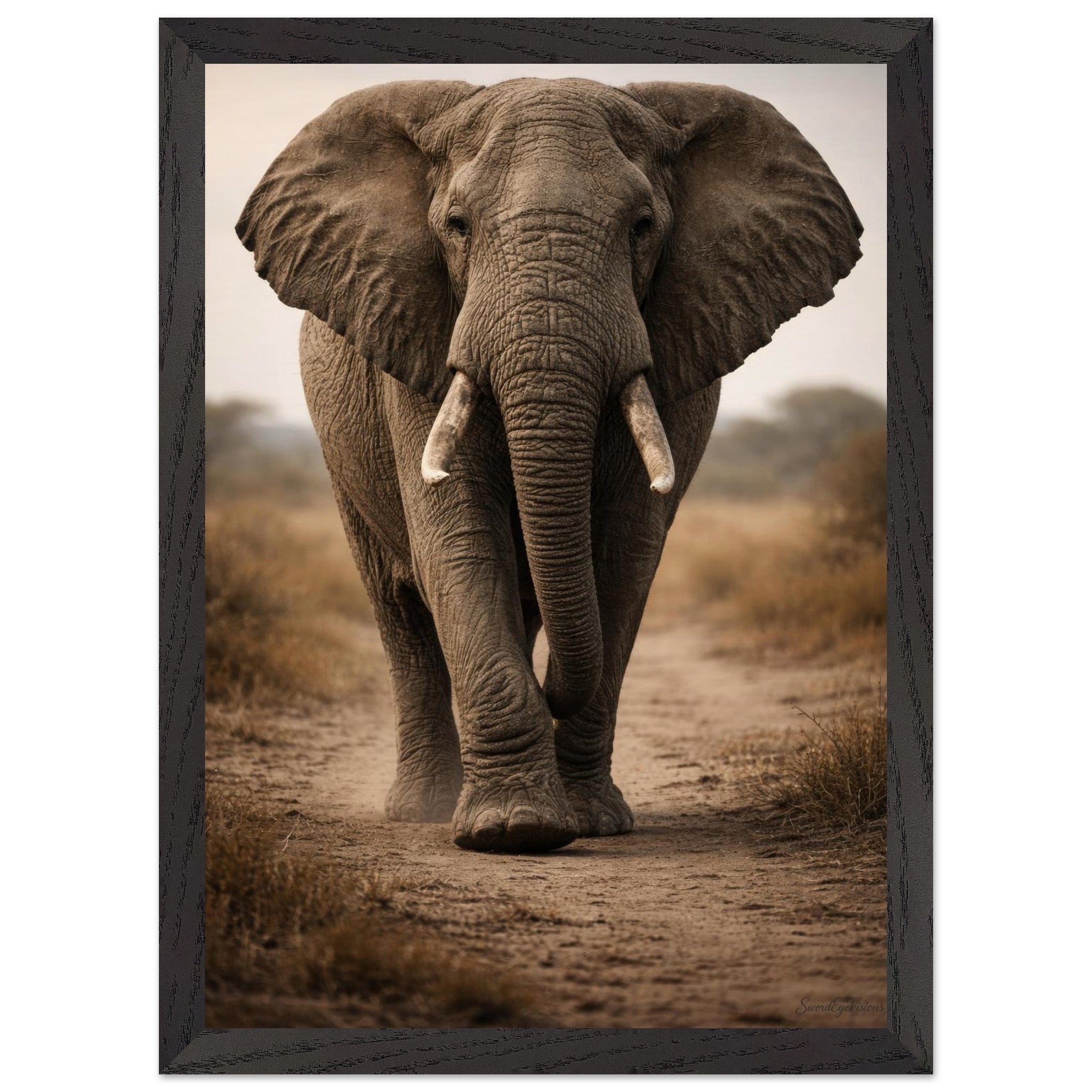 The Elephant — Framed Fine Art Print — Premium Wooden Frame — alternate view 2 of 9