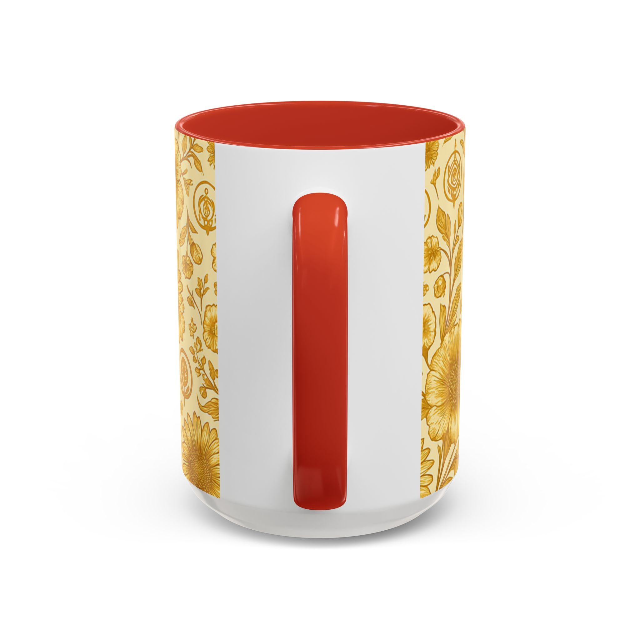 SEV ACCENT COFFEE MUG — GOLDCREAM FLORAL — alternate view 40 of 68