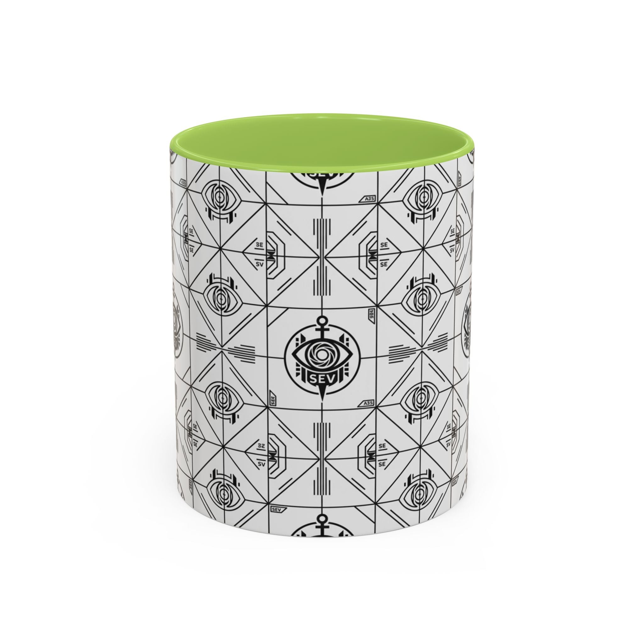 SEV ACCENT COFFEE MUG — PRECISION MONO BLACK — alternate view 16 of 68