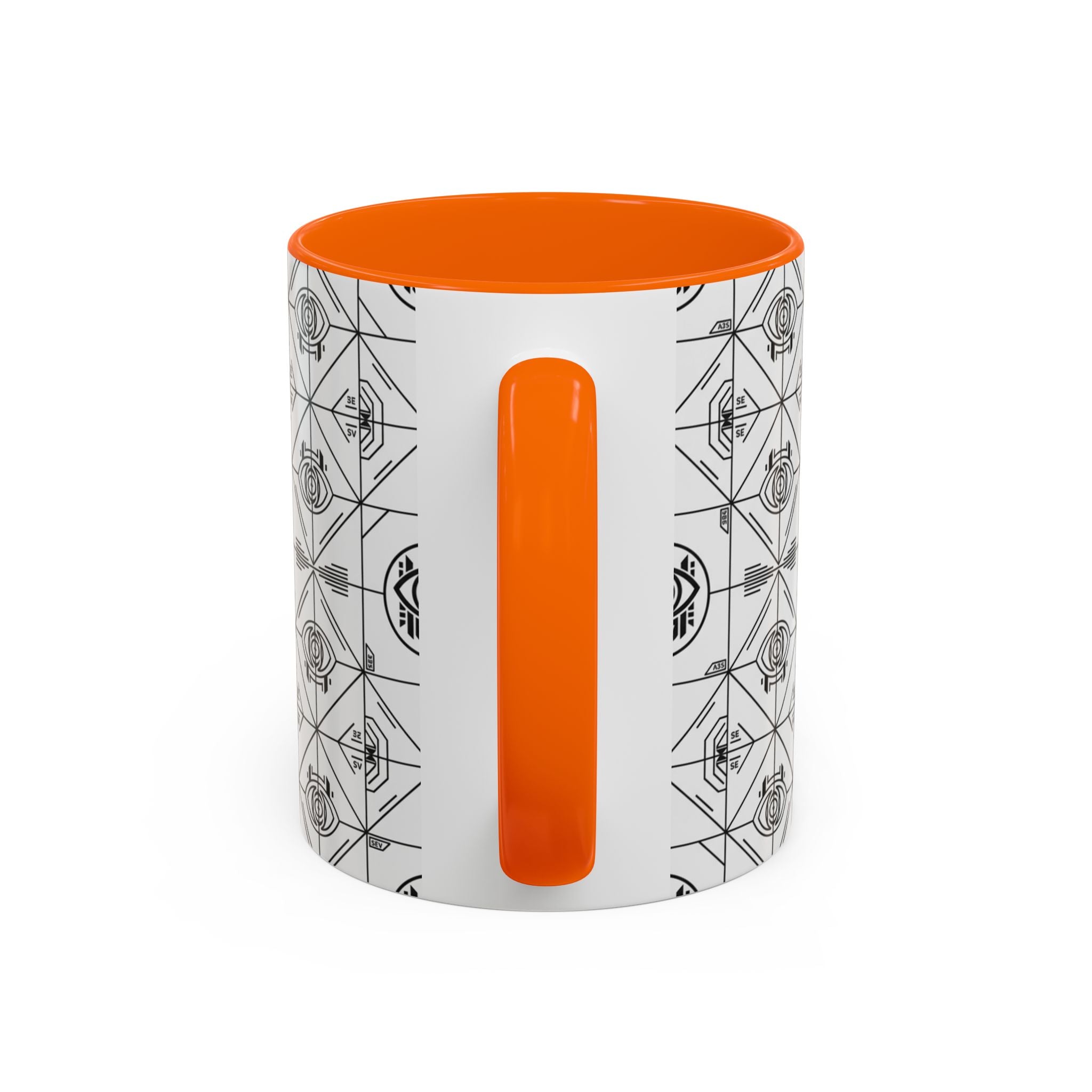 SEV ACCENT COFFEE MUG — PRECISION MONO BLACK — alternate view 49 of 68