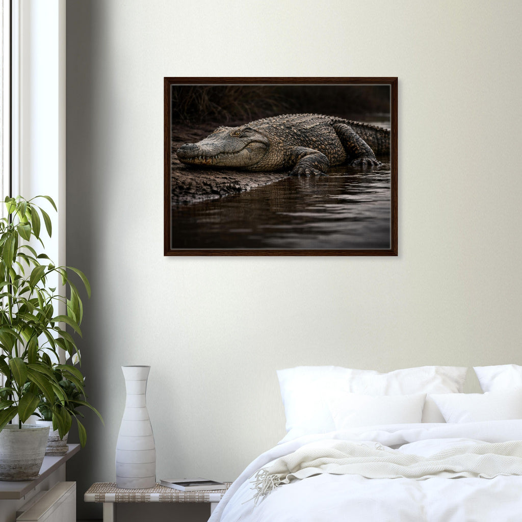 The Crocodile – Framed Canvas Edition — alternate view 6 of 6