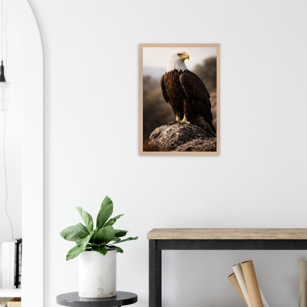 The Eagle — Framed Fine Art Print — Premium Wooden Frame — alternate view 9 of 9