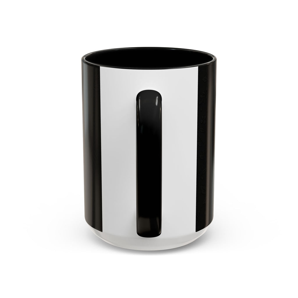 SEV ACCENT COFFEE MUG — NOIR GRAPHITE SUBTLE BOTANICAL — alternate view 31 of 68
