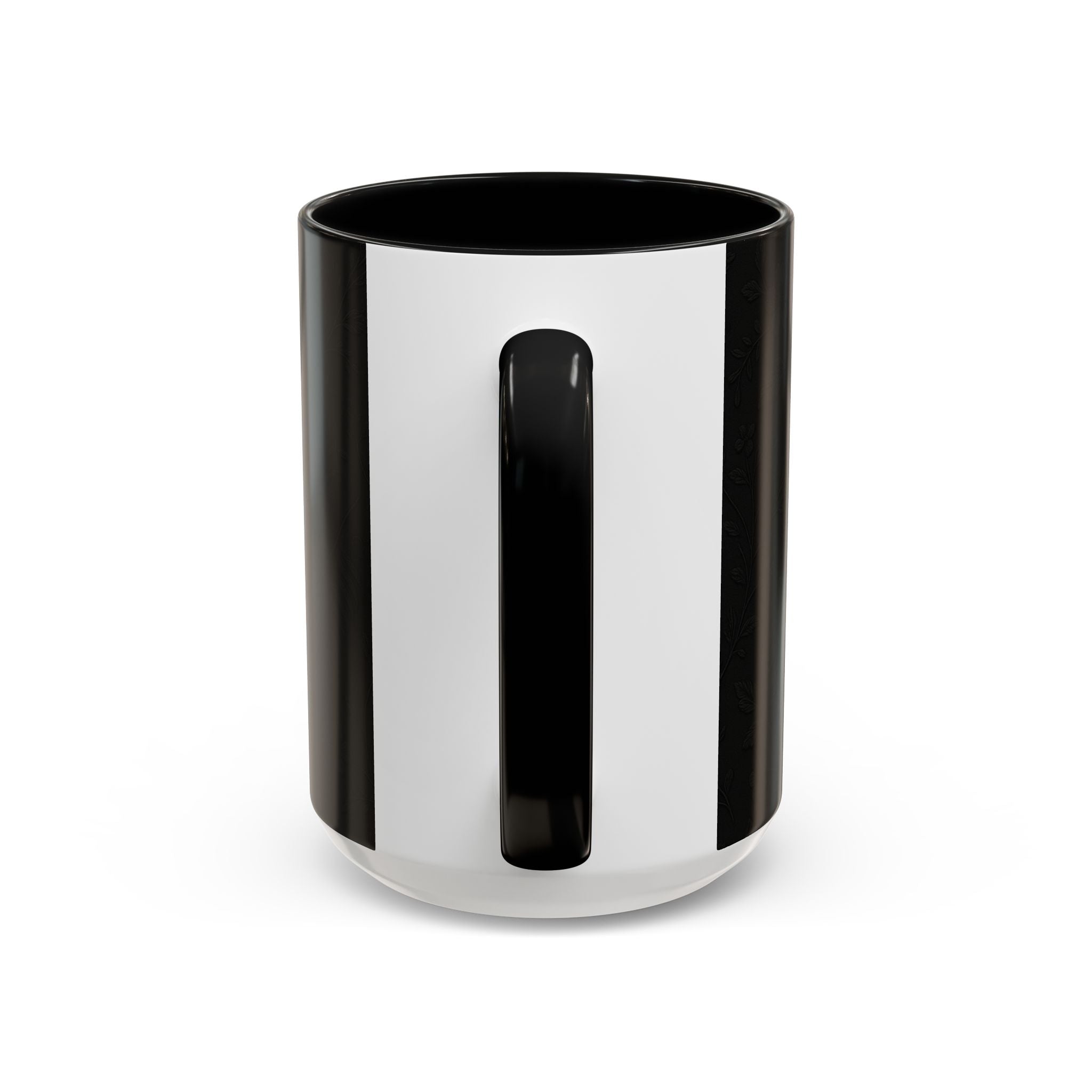 SEV ACCENT COFFEE MUG — NOIR GRAPHITE SUBTLE BOTANICAL — alternate view 31 of 68