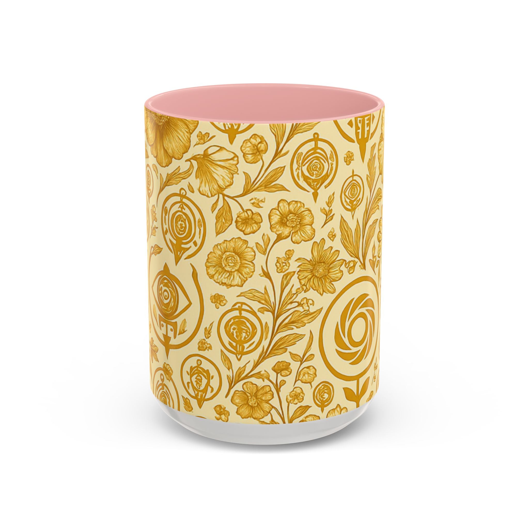 SEV ACCENT COFFEE MUG — GOLDCREAM FLORAL — alternate view 8 of 68