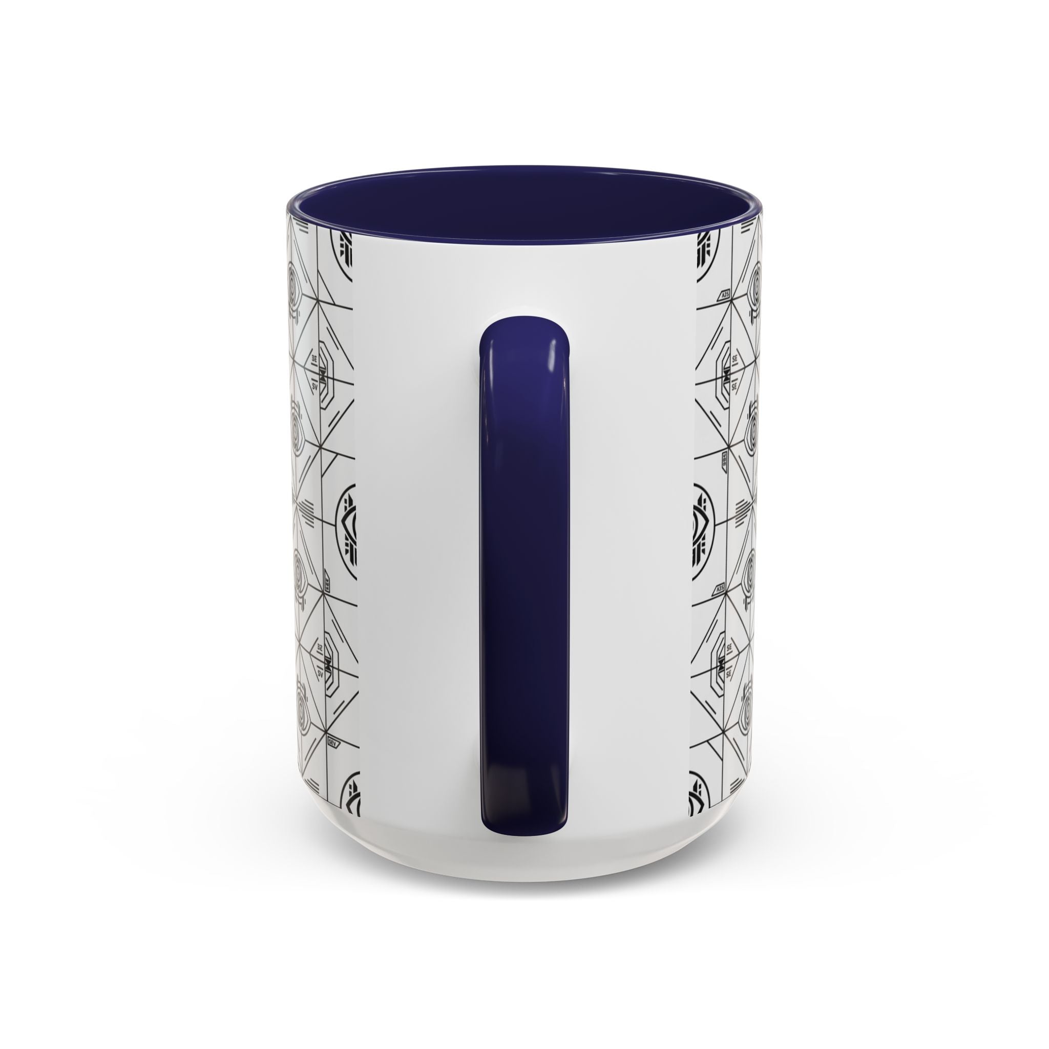 SEV ACCENT COFFEE MUG — PRECISION MONO BLACK — alternate view 34 of 68