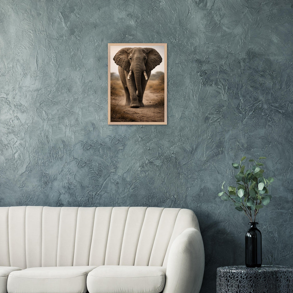 The Elephant — Framed Fine Art Print — Premium Wooden Frame — alternate view 8 of 9