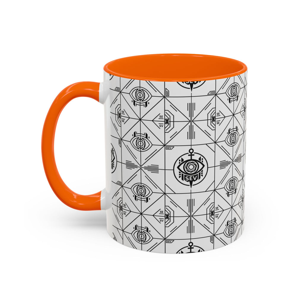 SEV ACCENT COFFEE MUG — PRECISION MONO BLACK — alternate view 48 of 68