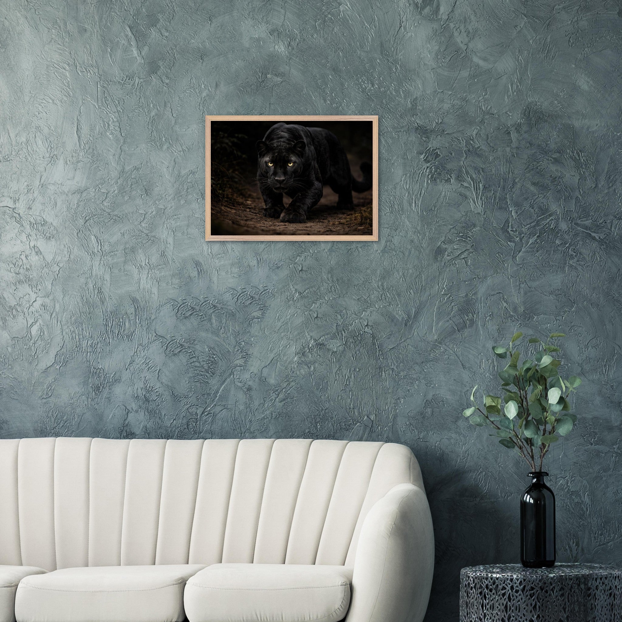 The Panther — Framed Fine Art Print — Premium Wooden Frame — alternate view 5 of 9