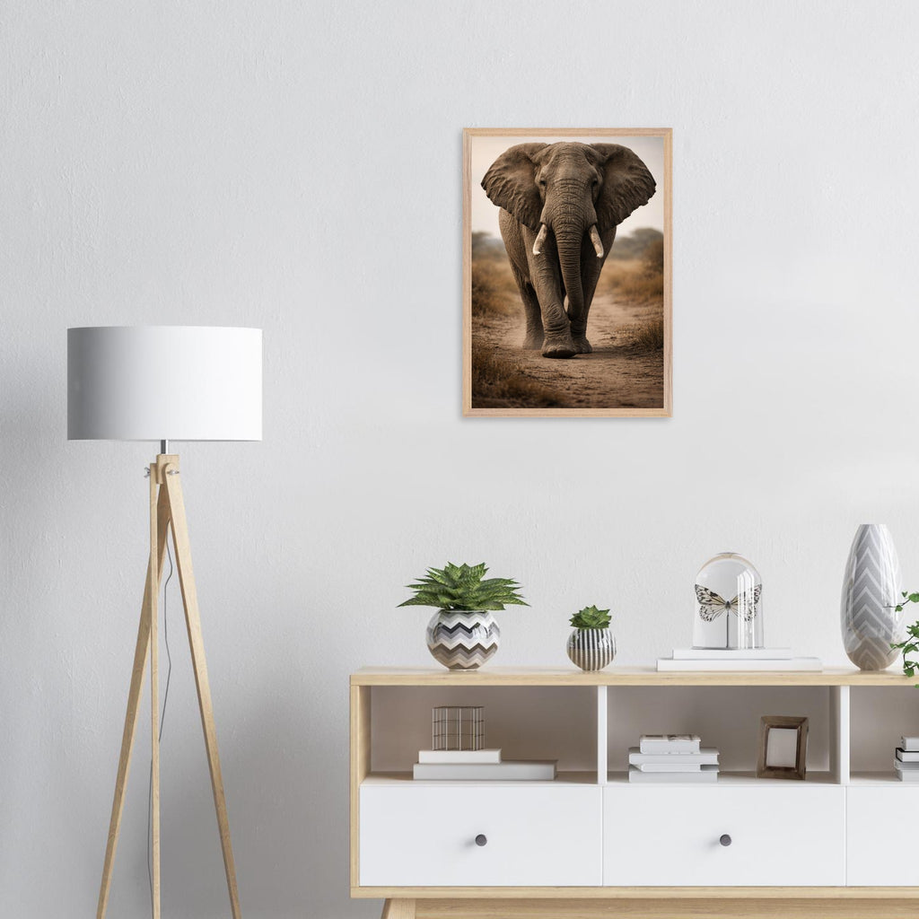 The Elephant — Framed Fine Art Print — Premium Wooden Frame — alternate view 7 of 9