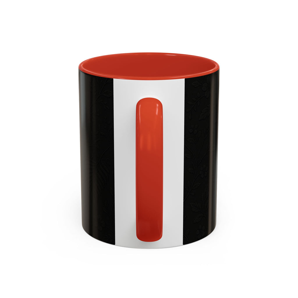 SEV ACCENT COFFEE MUG — NOIR GRAPHITE SUBTLE BOTANICAL — alternate view 28 of 68