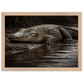 The Crocodile — Framed Fine Art Print — Premium Wooden Frame — alternate view 2 of 9