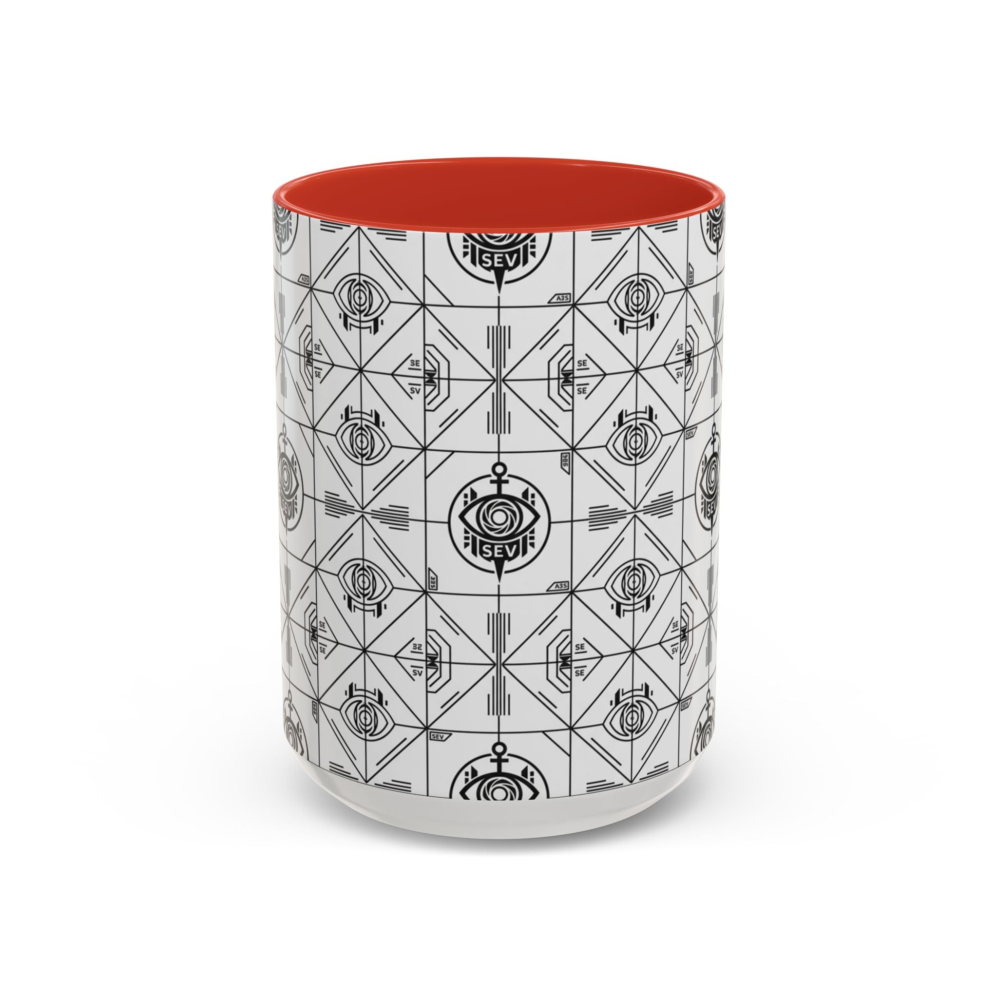 SEV ACCENT COFFEE MUG — PRECISION MONO BLACK — alternate view 9 of 68