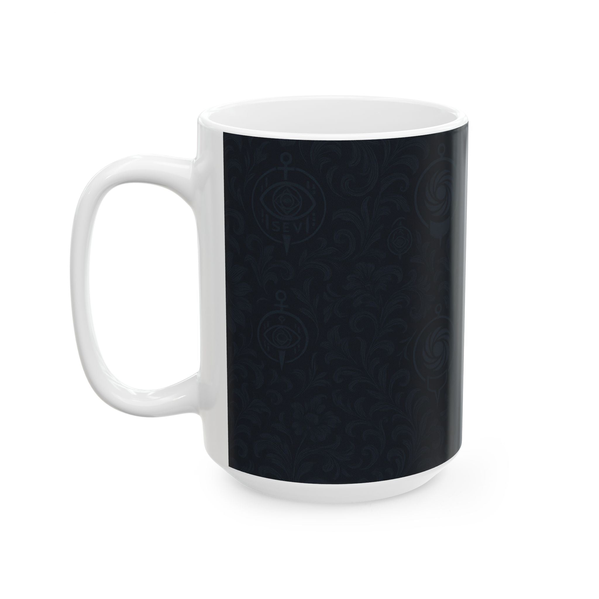 SEV CERAMIC MUG — MIDNIGHT NAVY FLORAL — alternate view 7 of 7