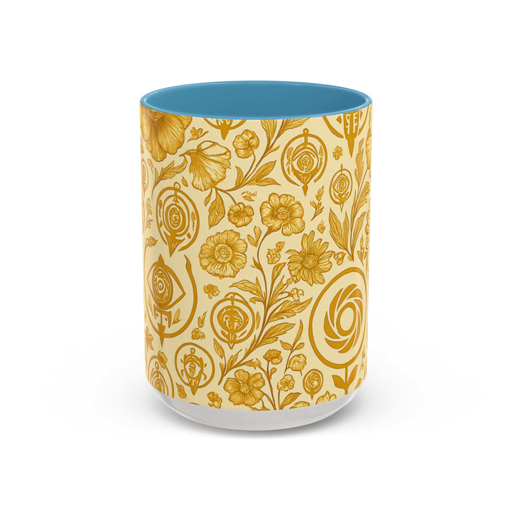 SEV ACCENT COFFEE MUG — GOLDCREAM FLORAL — alternate view 11 of 68