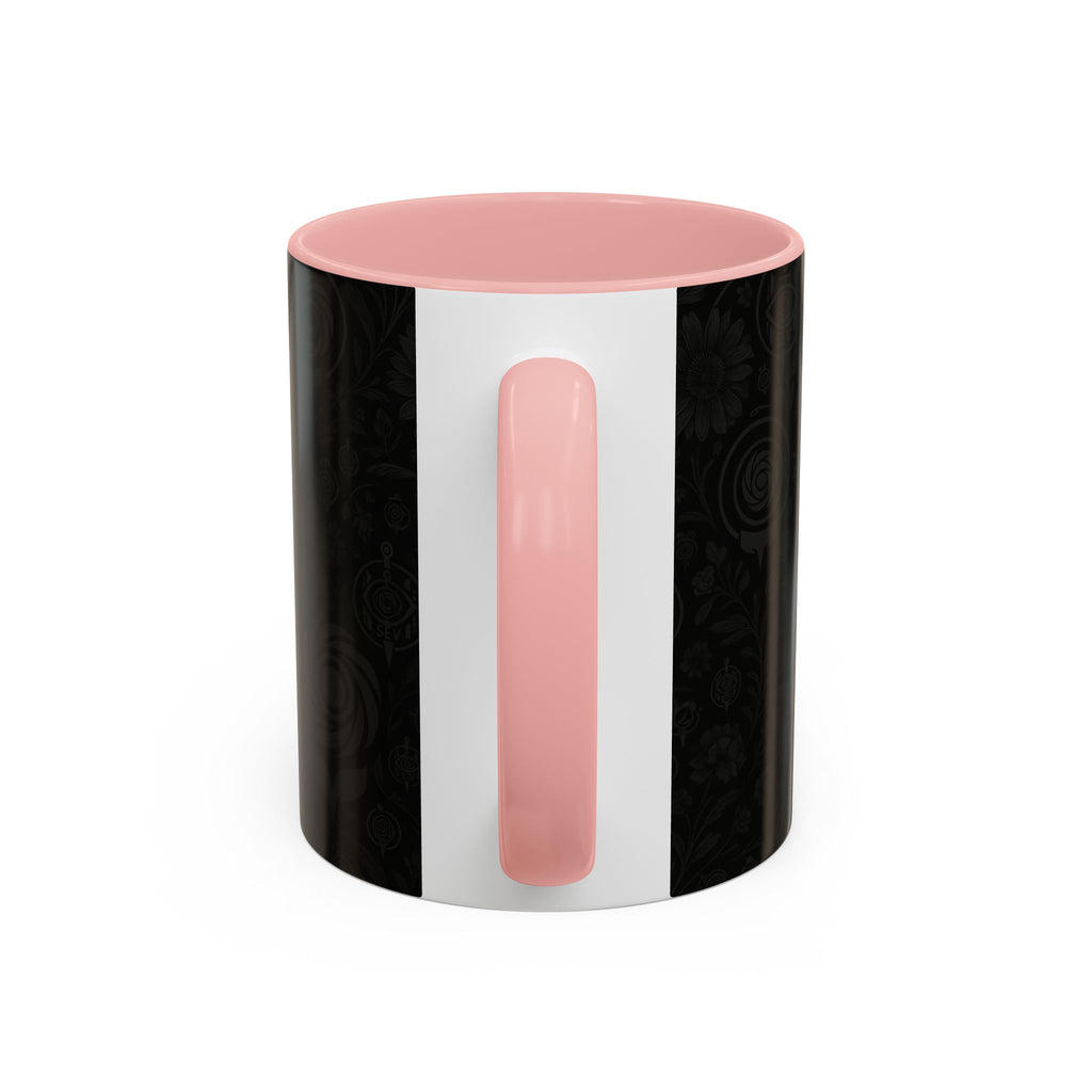 SEV ACCENT COFFEE MUG — COOL NOIR GRAPHITE FLORAL — alternate view 25 of 68