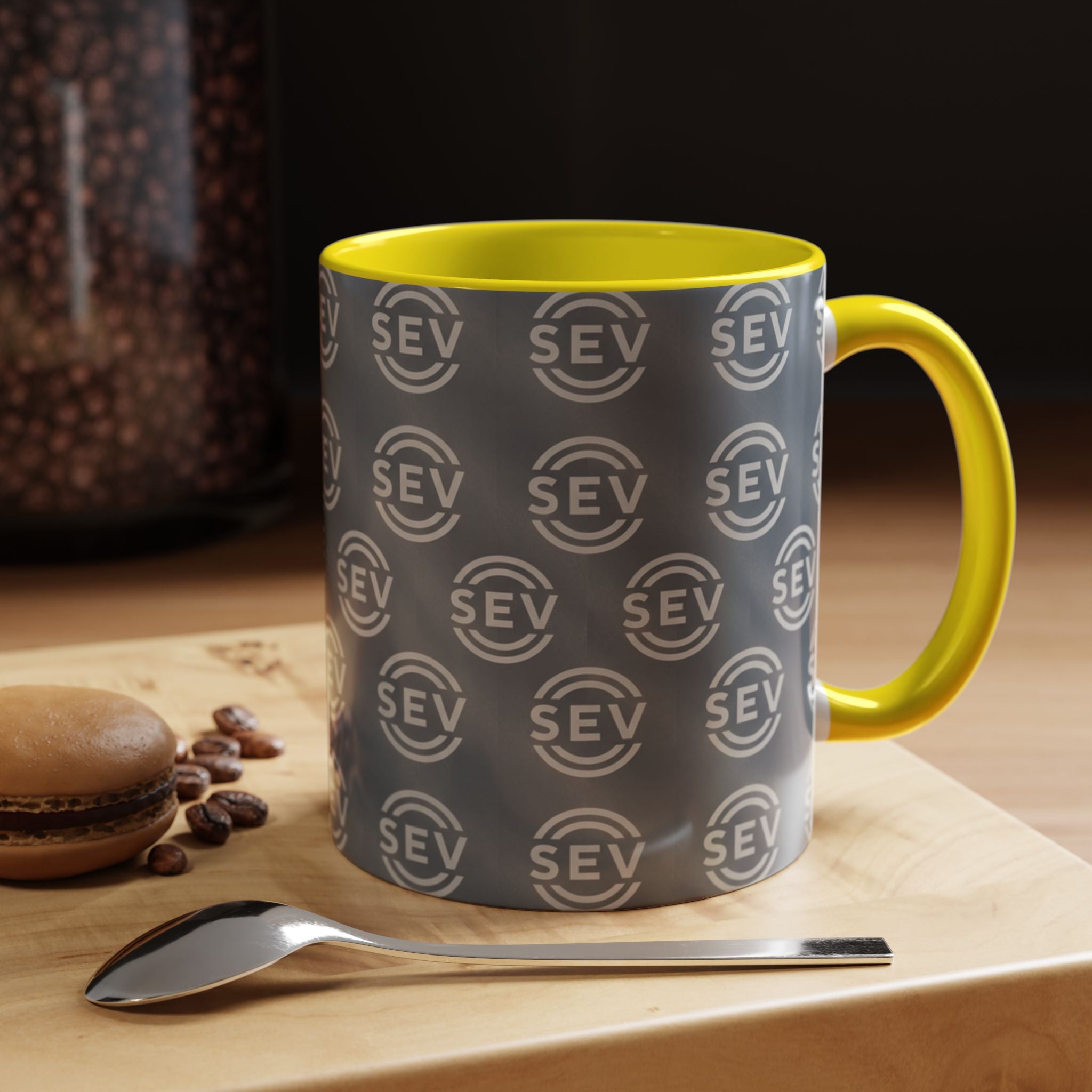 SEV ACCENT COFFEE MUG — DENSE WINTER STEEL GREY — alternate view 53 of 68