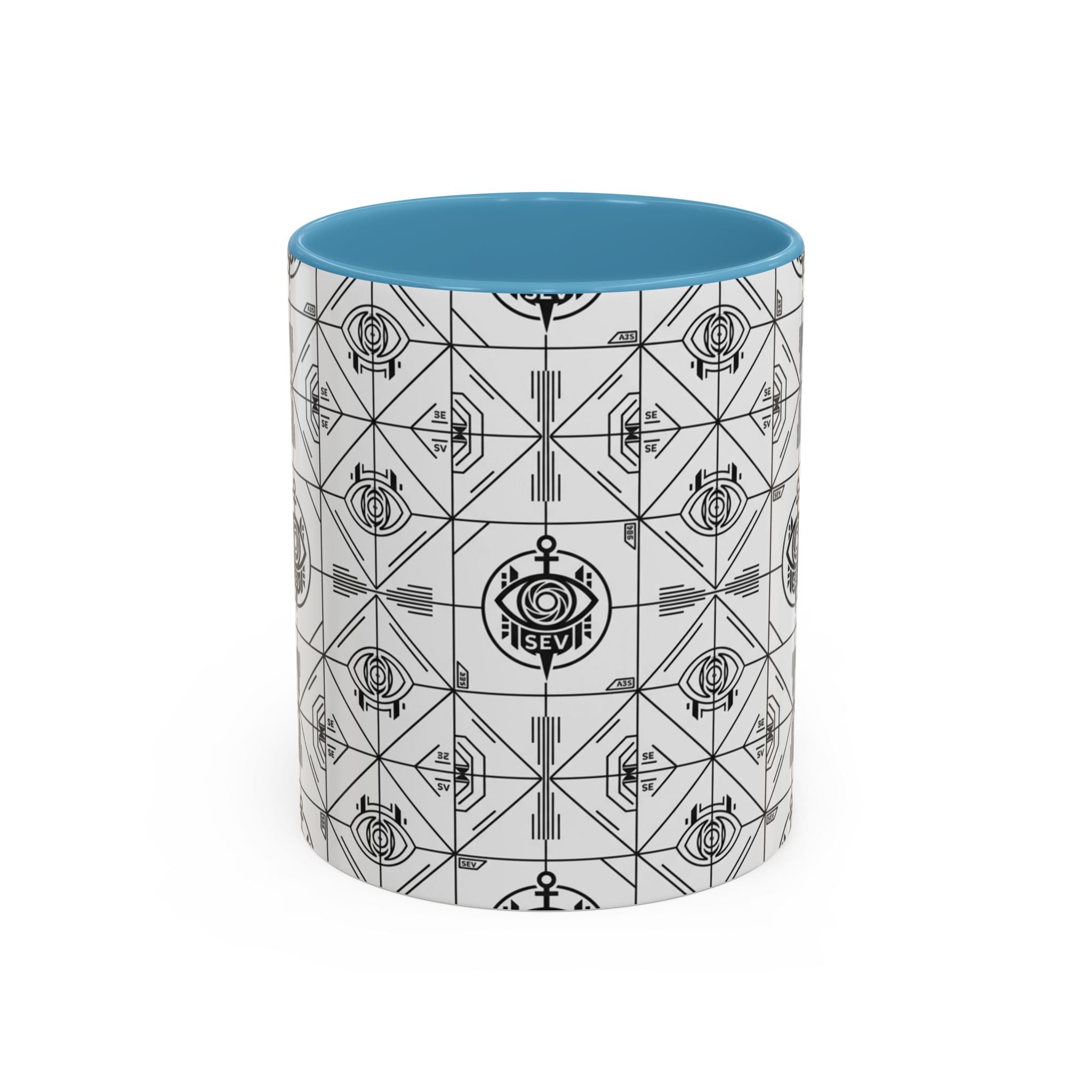 SEV ACCENT COFFEE MUG — PRECISION MONO BLACK — alternate view 10 of 68