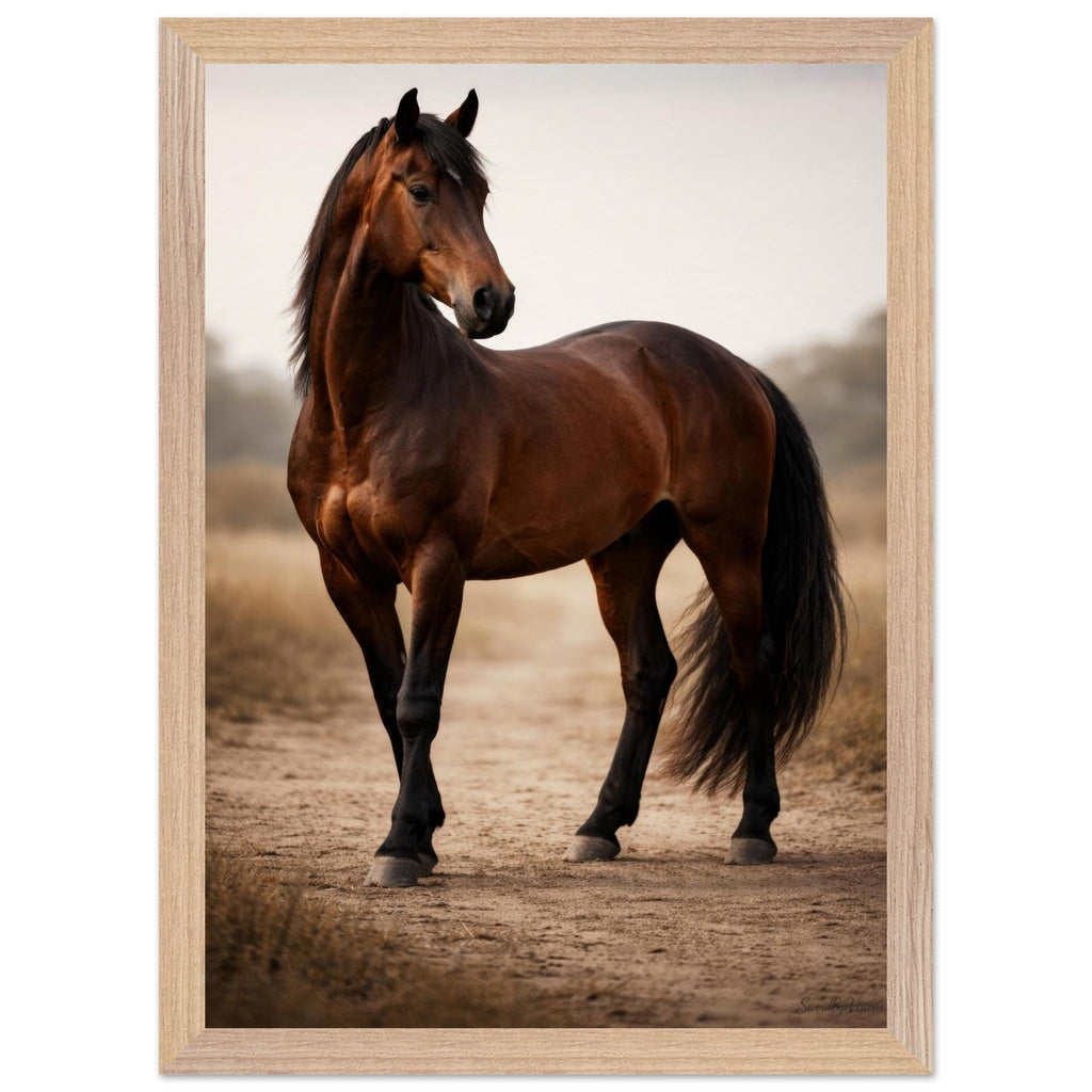 The Horse — Framed Fine Art Print — Premium Wooden Frame — alternate view 4 of 9