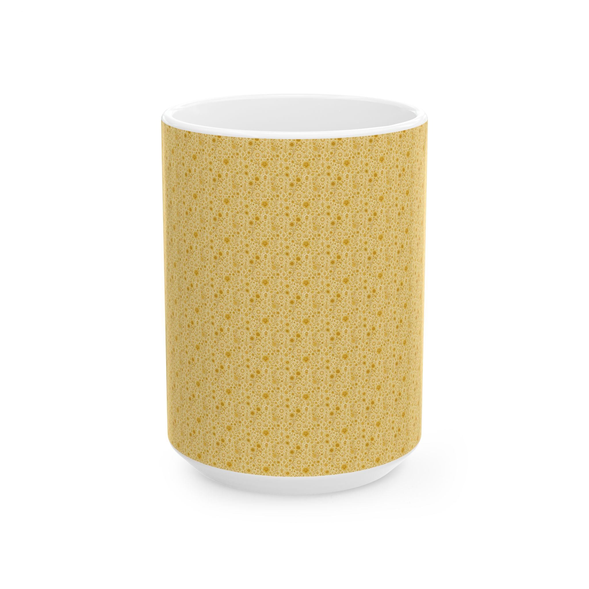 SEV CERAMIC MUG — GOLDCREAM FLORAL — alternate view 3 of 7