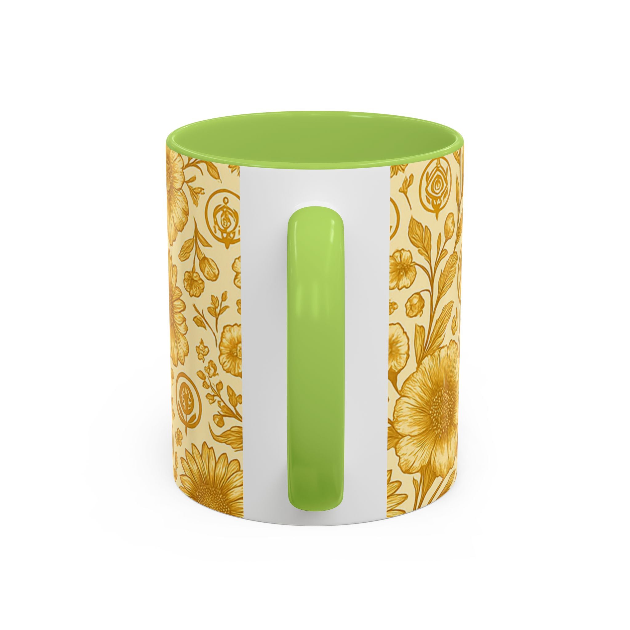 SEV ACCENT COFFEE MUG — GOLDCREAM FLORAL — alternate view 61 of 68