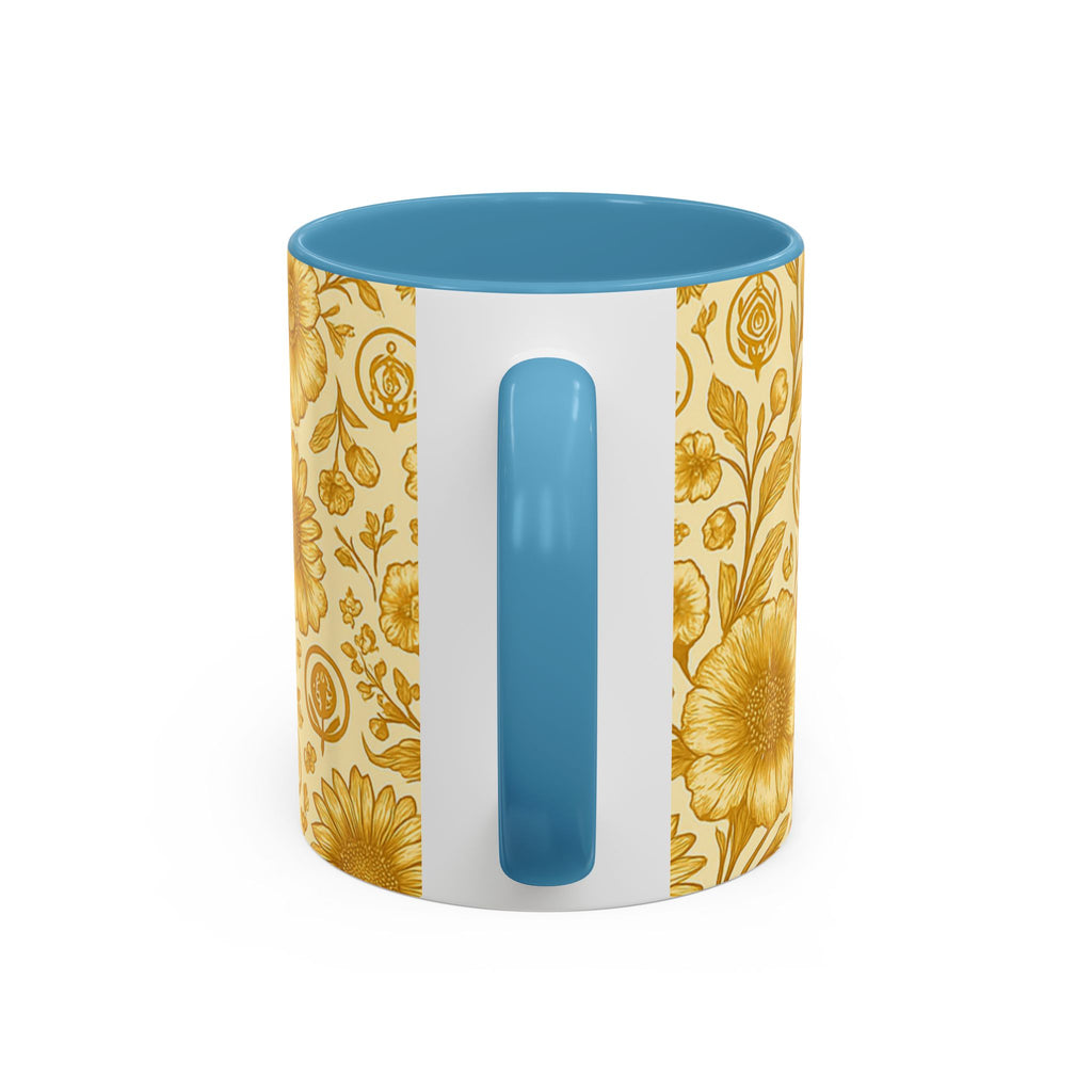 SEV ACCENT COFFEE MUG — GOLDCREAM FLORAL — alternate view 43 of 68