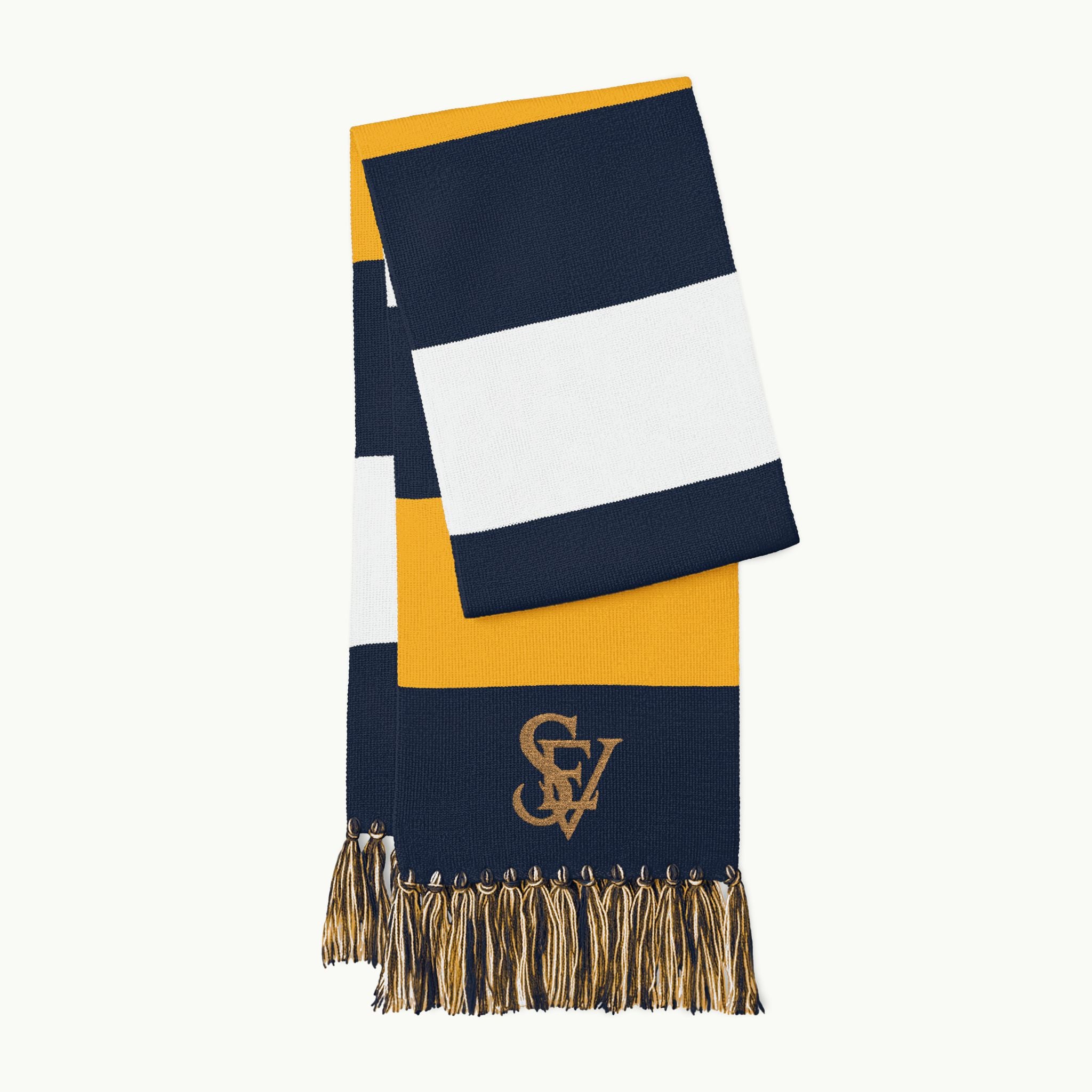 Spectator Scarf — SEV Gold Embroidery — alternate view 8 of 11