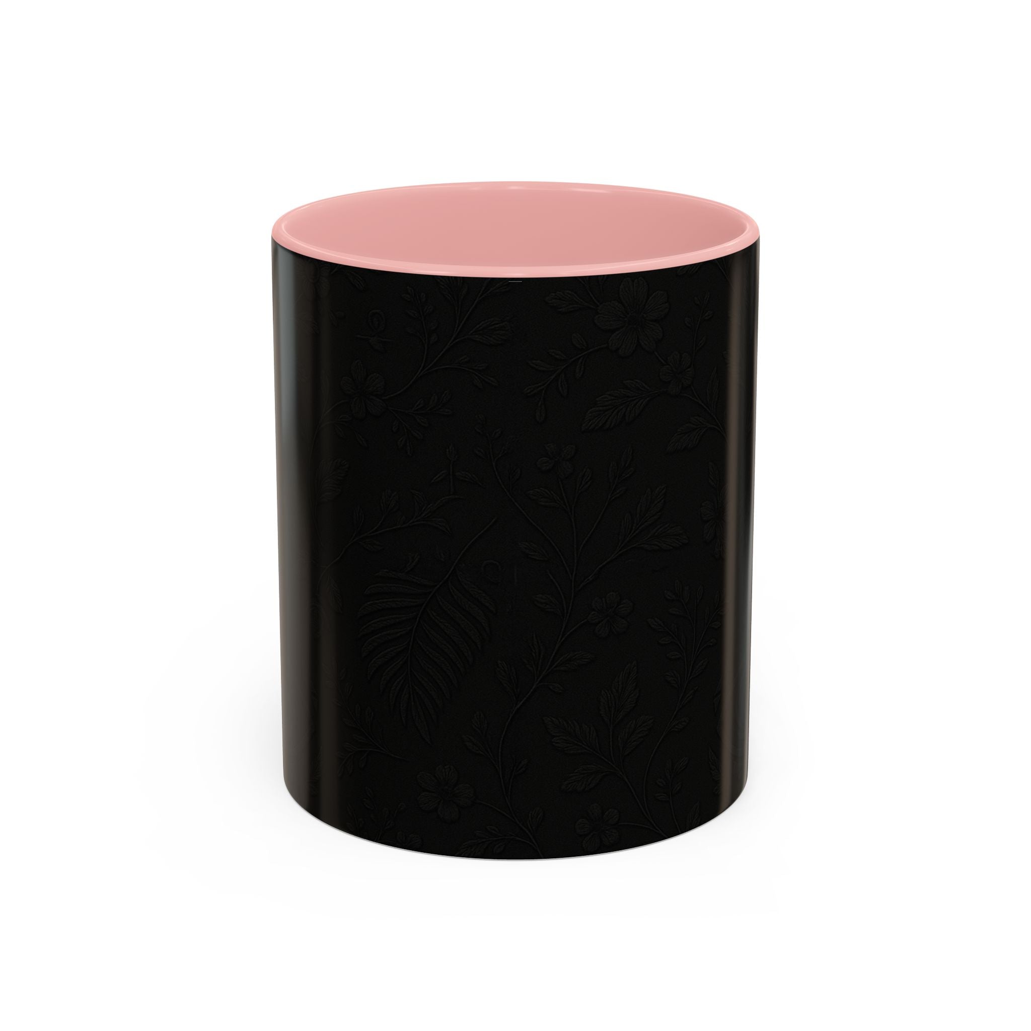 SEV ACCENT COFFEE MUG — NOIR GRAPHITE SUBTLE BOTANICAL — alternate view 4 of 68