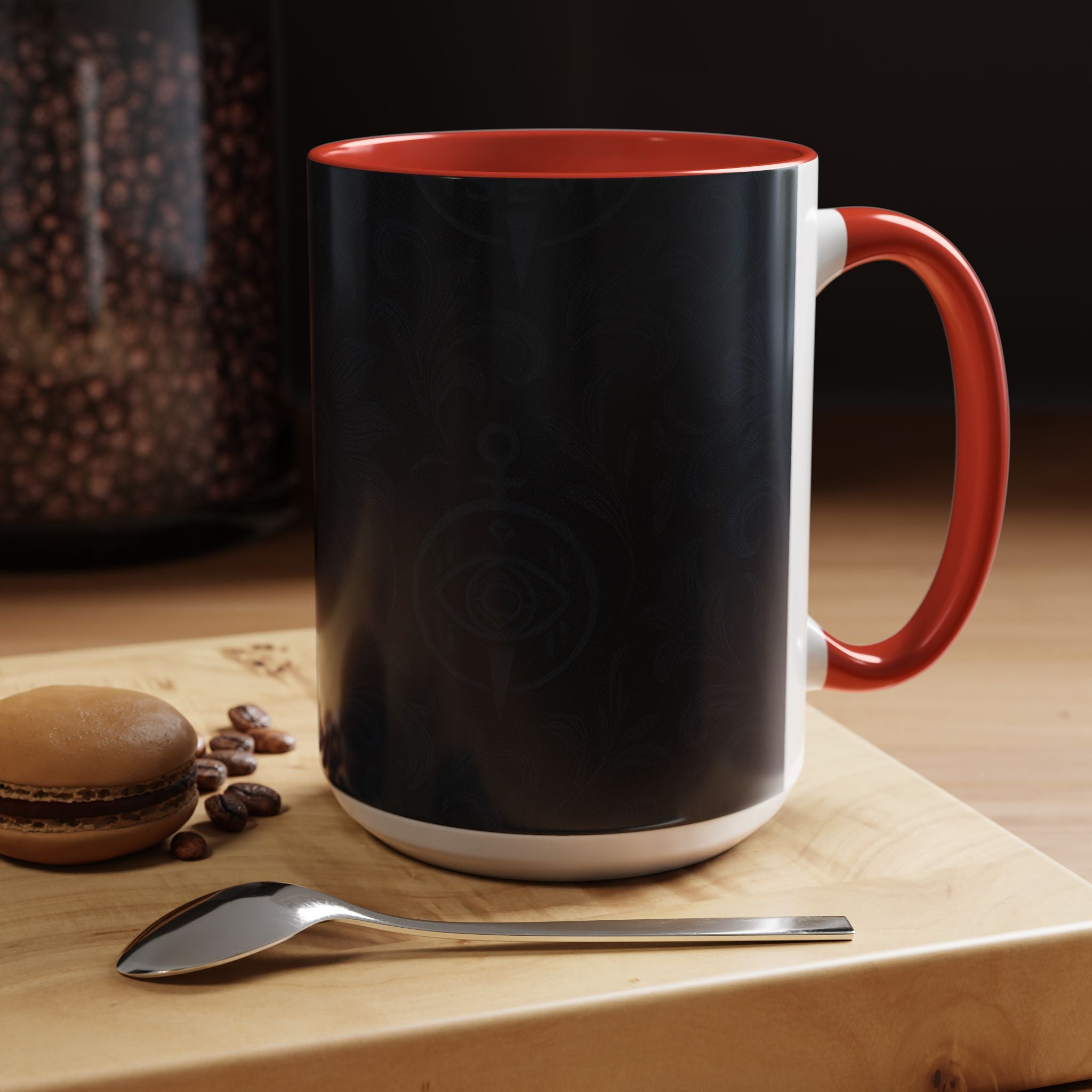 SEV ACCENT COFFEE MUG — MIDNIGHT NAVY FLORAL — alternate view 41 of 68