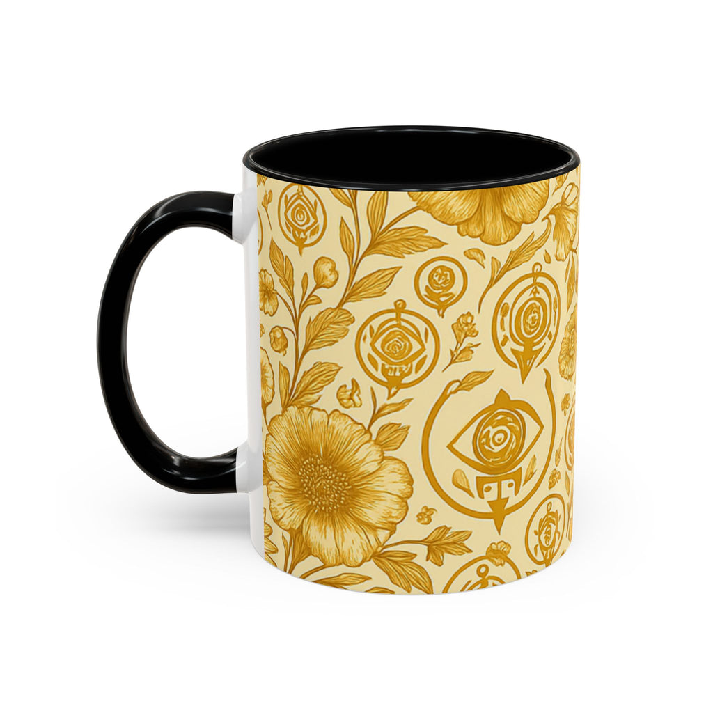 SEV ACCENT COFFEE MUG — GOLDCREAM FLORAL — alternate view 20 of 68