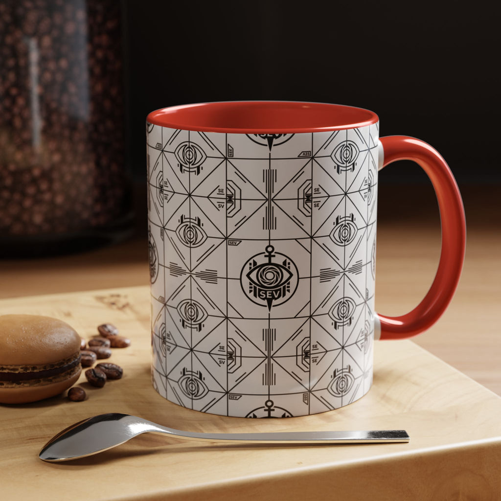SEV ACCENT COFFEE MUG — PRECISION MONO BLACK — alternate view 29 of 68