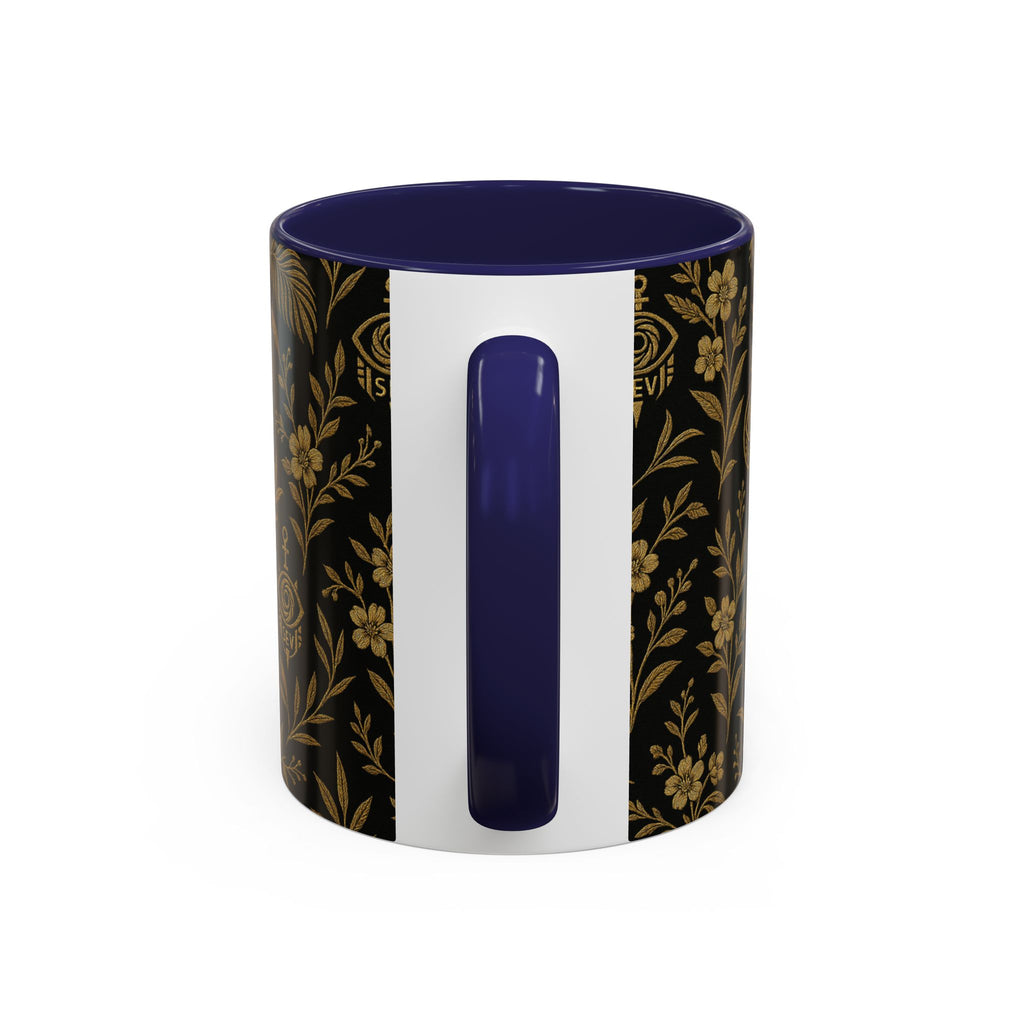 SEV ACCENT COFFEE MUG — TRUE NOIR RICH GOLD BOTANICAL — alternate view 22 of 68