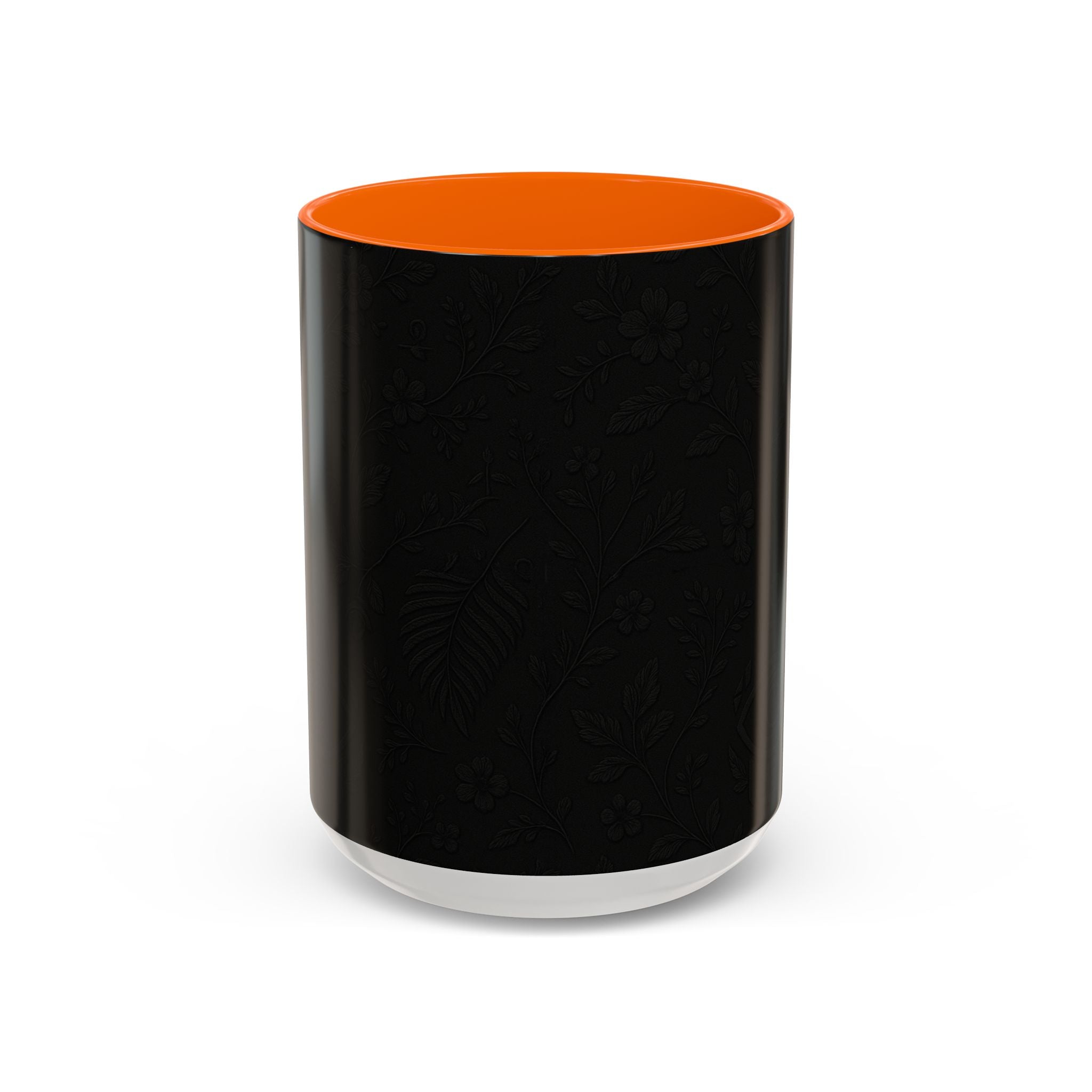 SEV ACCENT COFFEE MUG — NOIR GRAPHITE SUBTLE BOTANICAL — alternate view 14 of 68