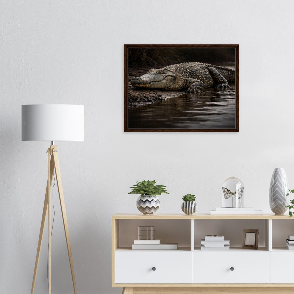 The Crocodile – Framed Canvas Edition — alternate view 3 of 6