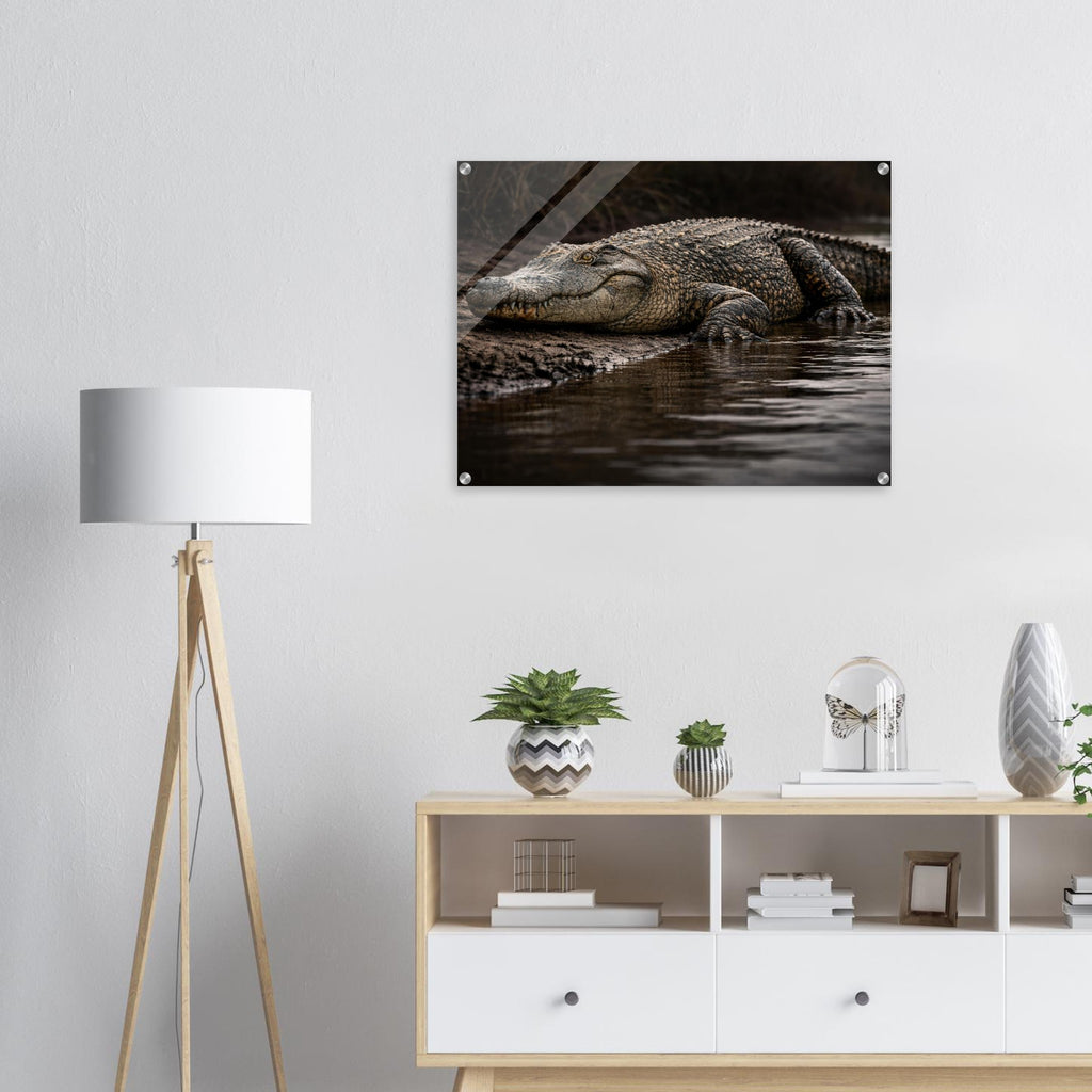 The Crocodile - Acrylic Gallery Print — alternate view 7 of 8