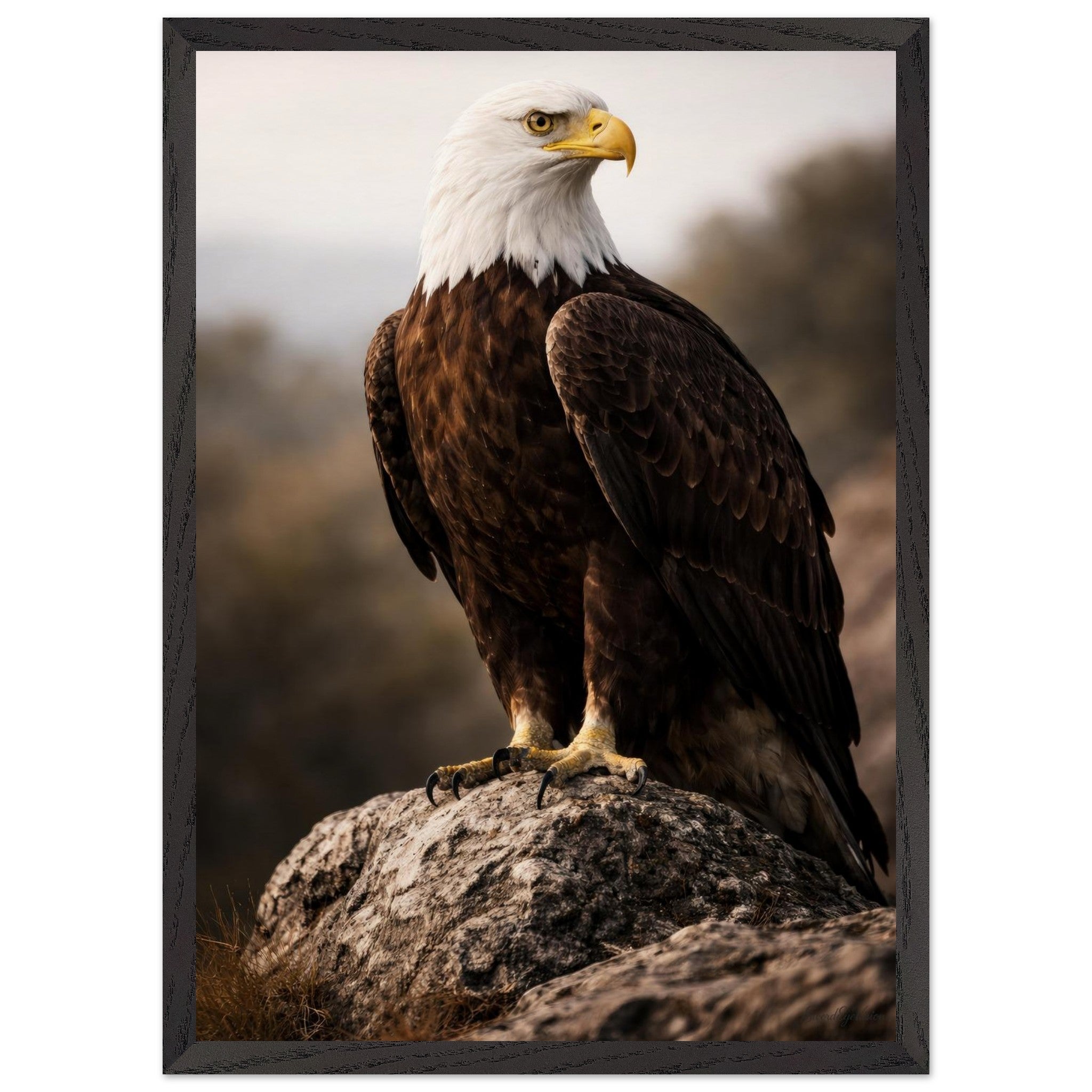 The Eagle — Framed Fine Art Print — Premium Wooden Frame — alternate view 3 of 9