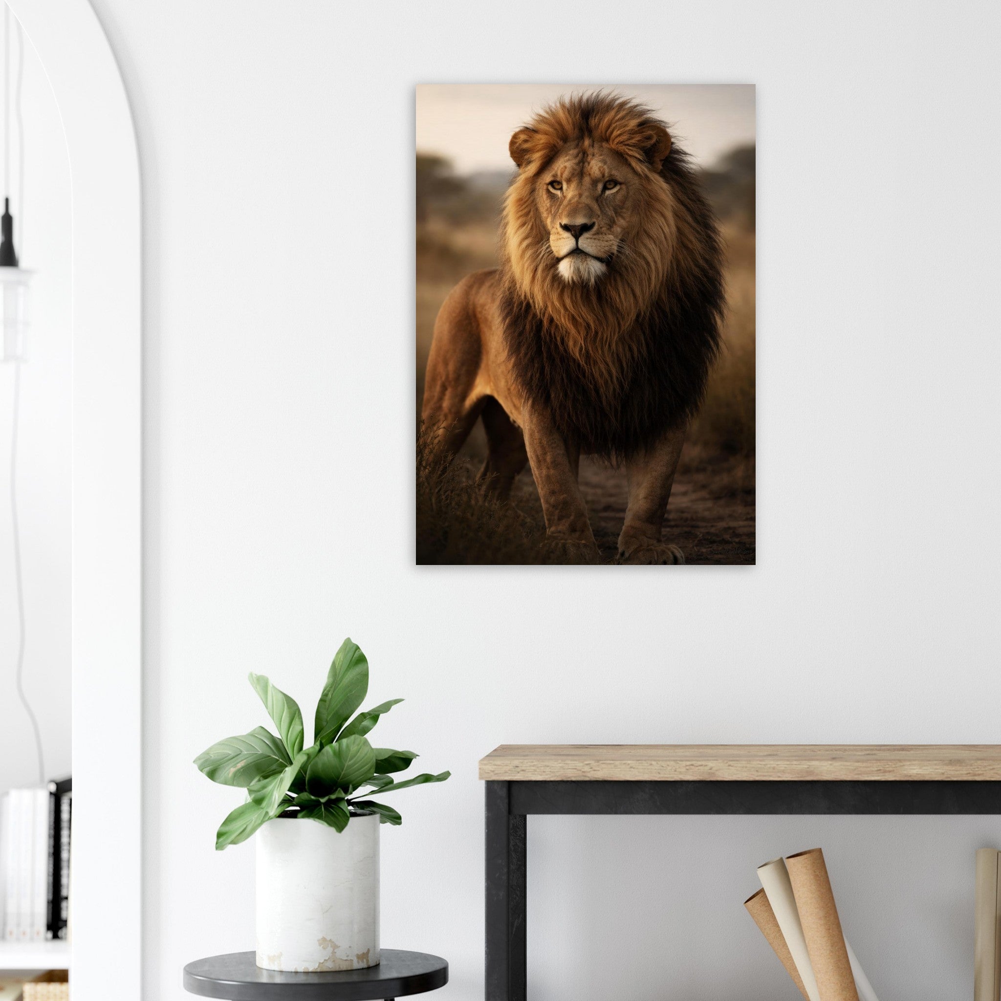 The Lion — Unframed Fine Art Print — alternate view 4 of 7