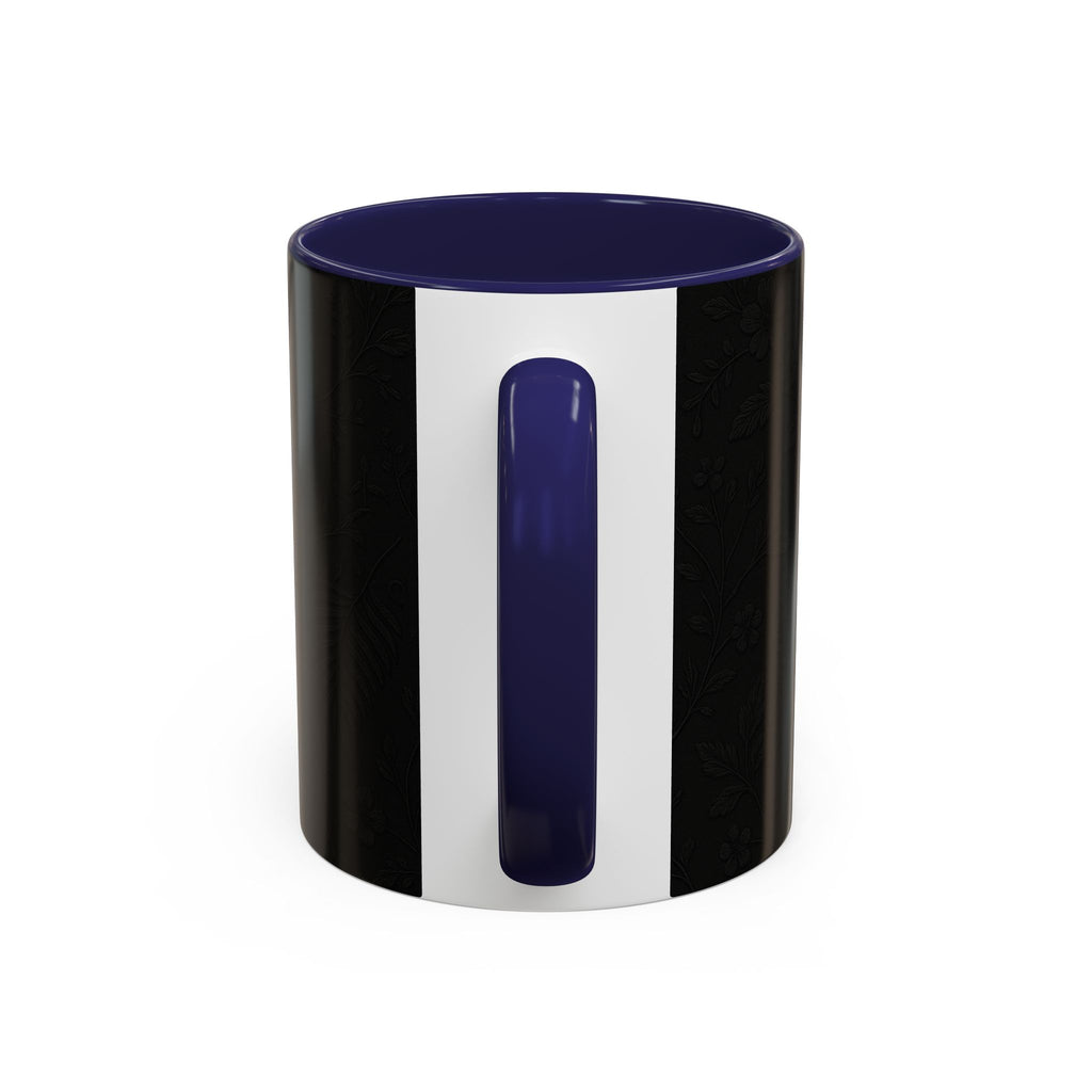 SEV ACCENT COFFEE MUG — NOIR GRAPHITE SUBTLE BOTANICAL — alternate view 22 of 68