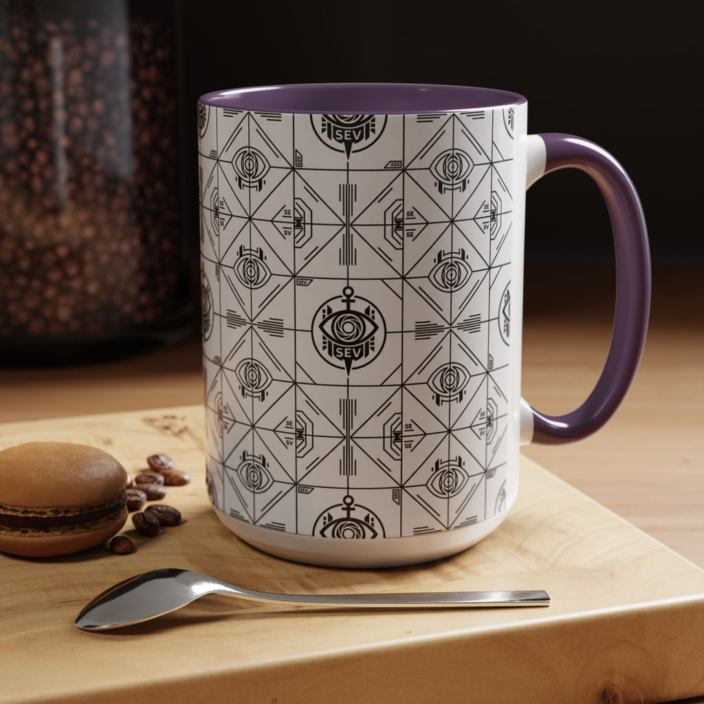 SEV ACCENT COFFEE MUG — PRECISION MONO BLACK — alternate view 68 of 68