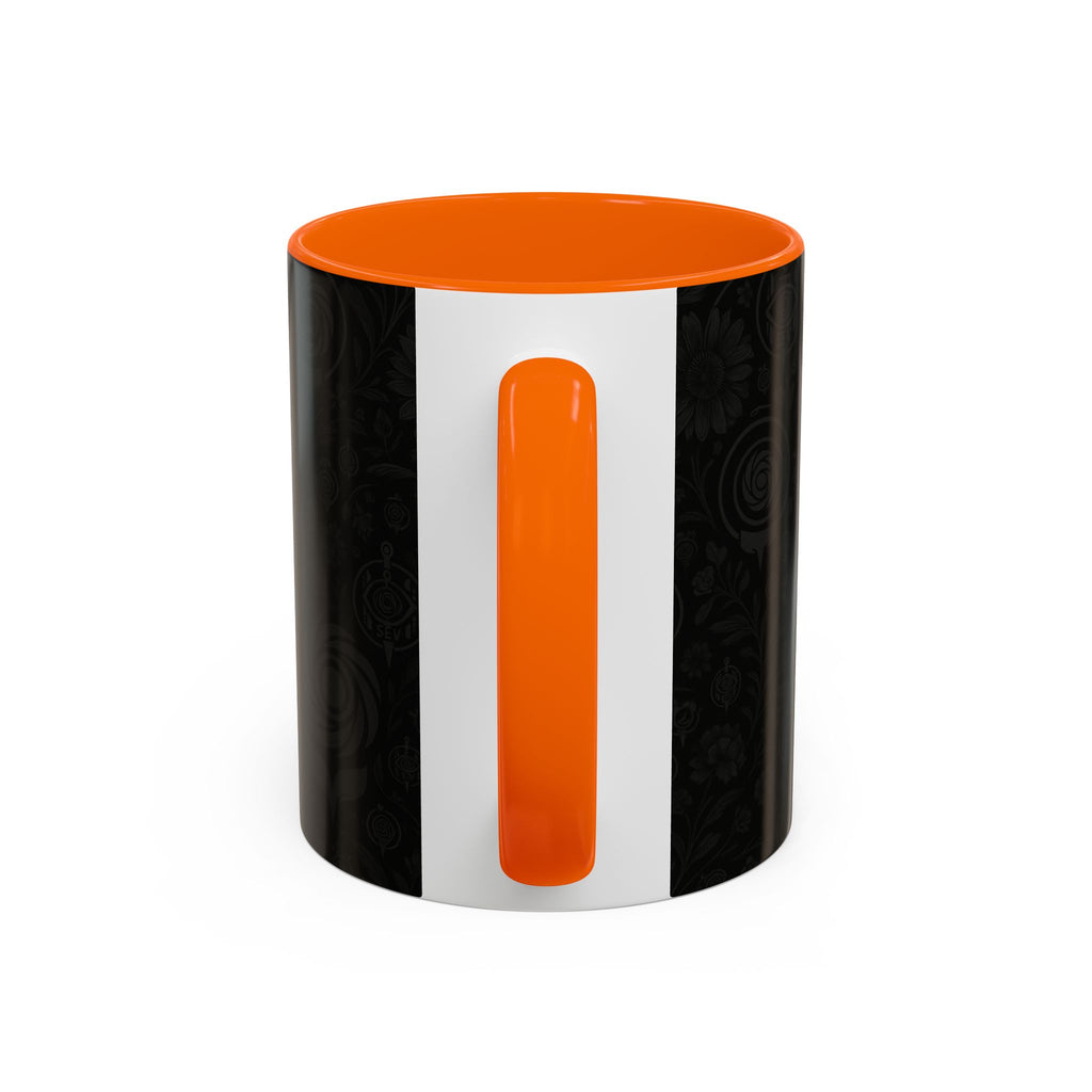 SEV ACCENT COFFEE MUG — COOL NOIR GRAPHITE FLORAL — alternate view 49 of 68