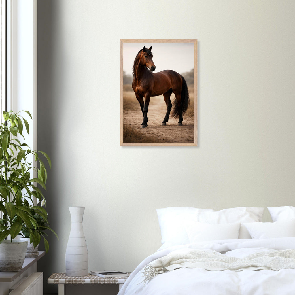 The Horse — Framed Fine Art Print — Premium Wooden Frame — alternate view 6 of 9