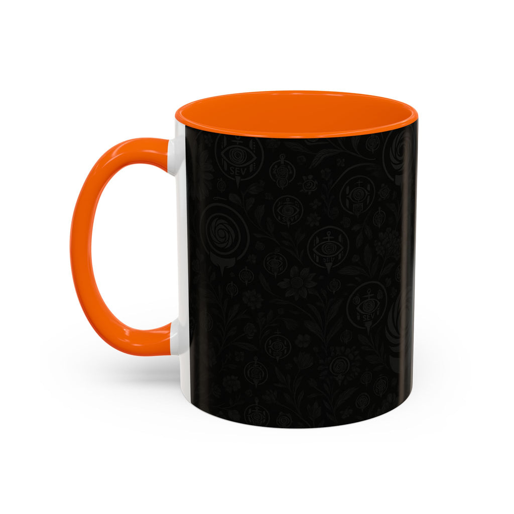SEV ACCENT COFFEE MUG — COOL NOIR GRAPHITE FLORAL — alternate view 48 of 68