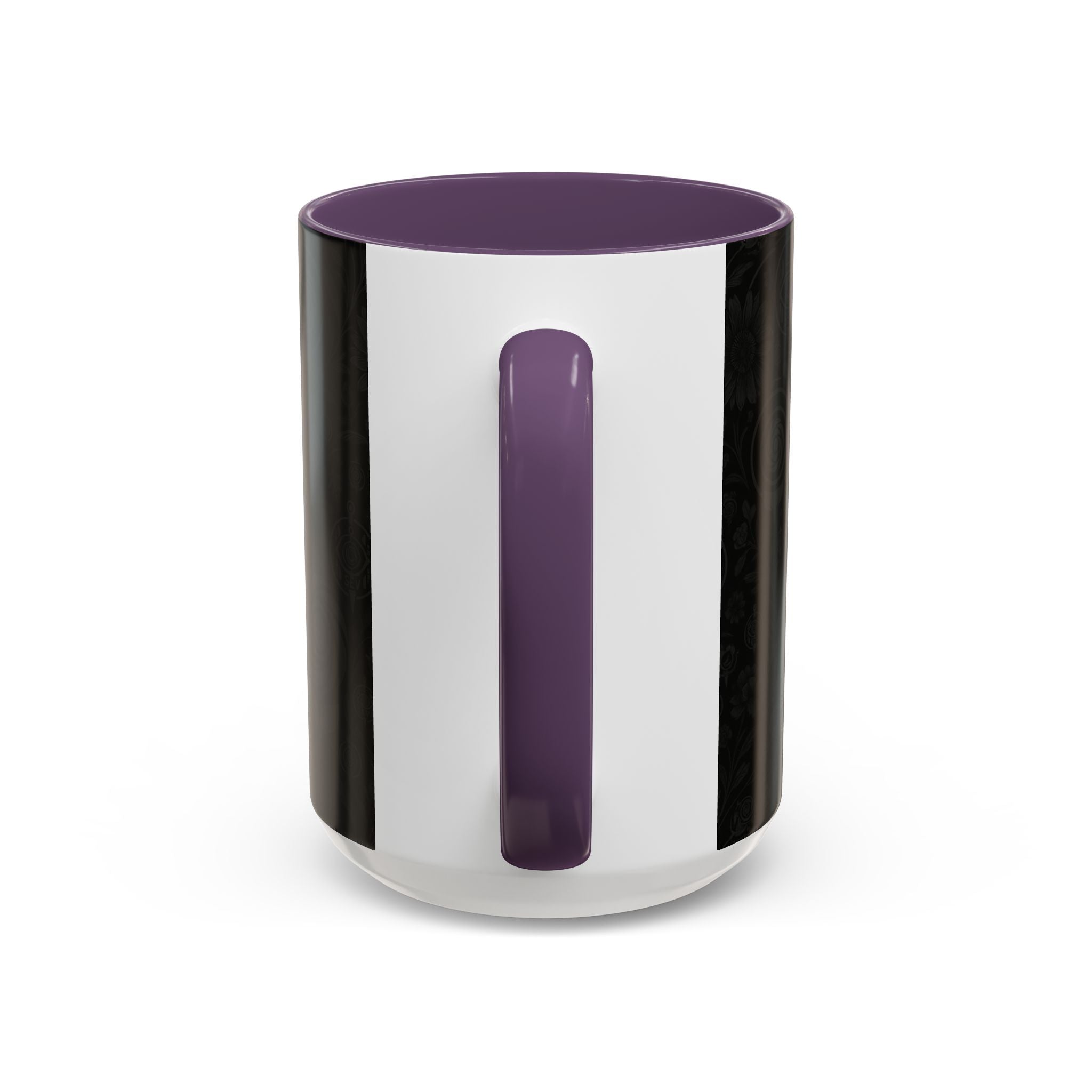 SEV ACCENT COFFEE MUG — COOL NOIR GRAPHITE FLORAL — alternate view 67 of 68