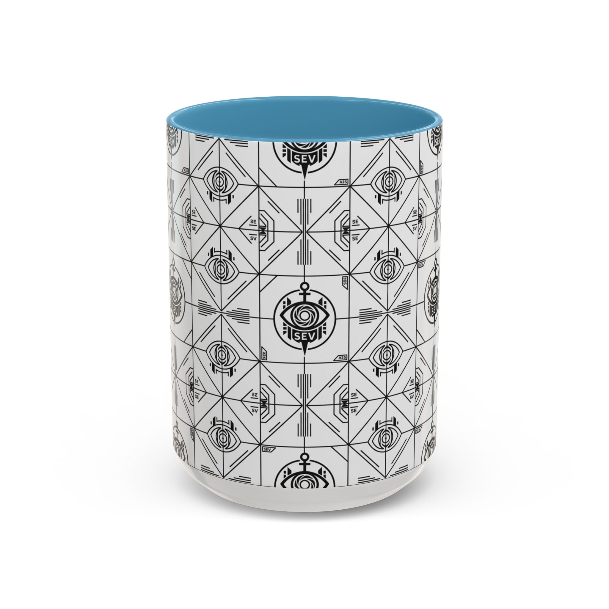 SEV ACCENT COFFEE MUG — PRECISION MONO BLACK — alternate view 11 of 68